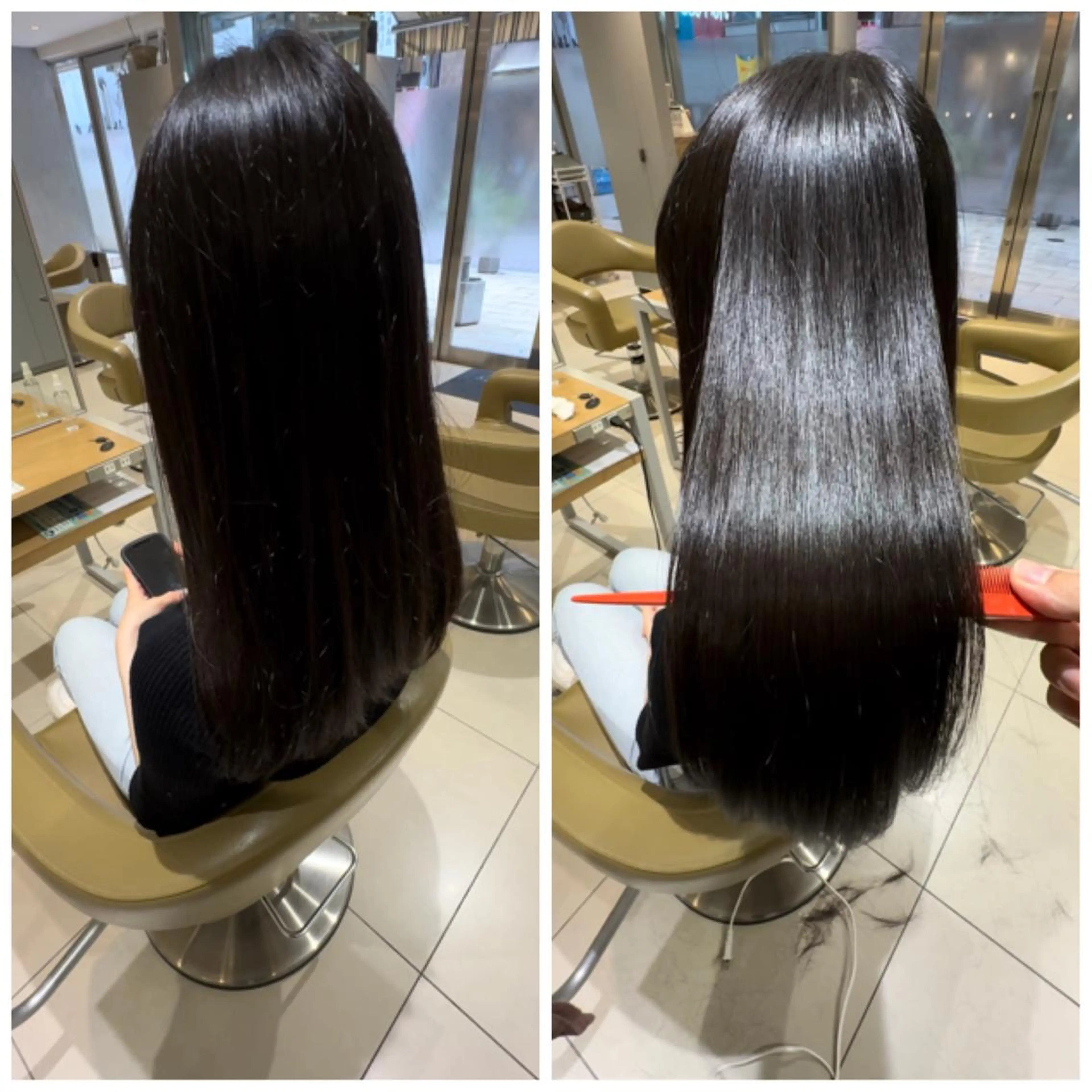 ロング トリートメント 美髪ストレート AOYAGIのヘアスタイル