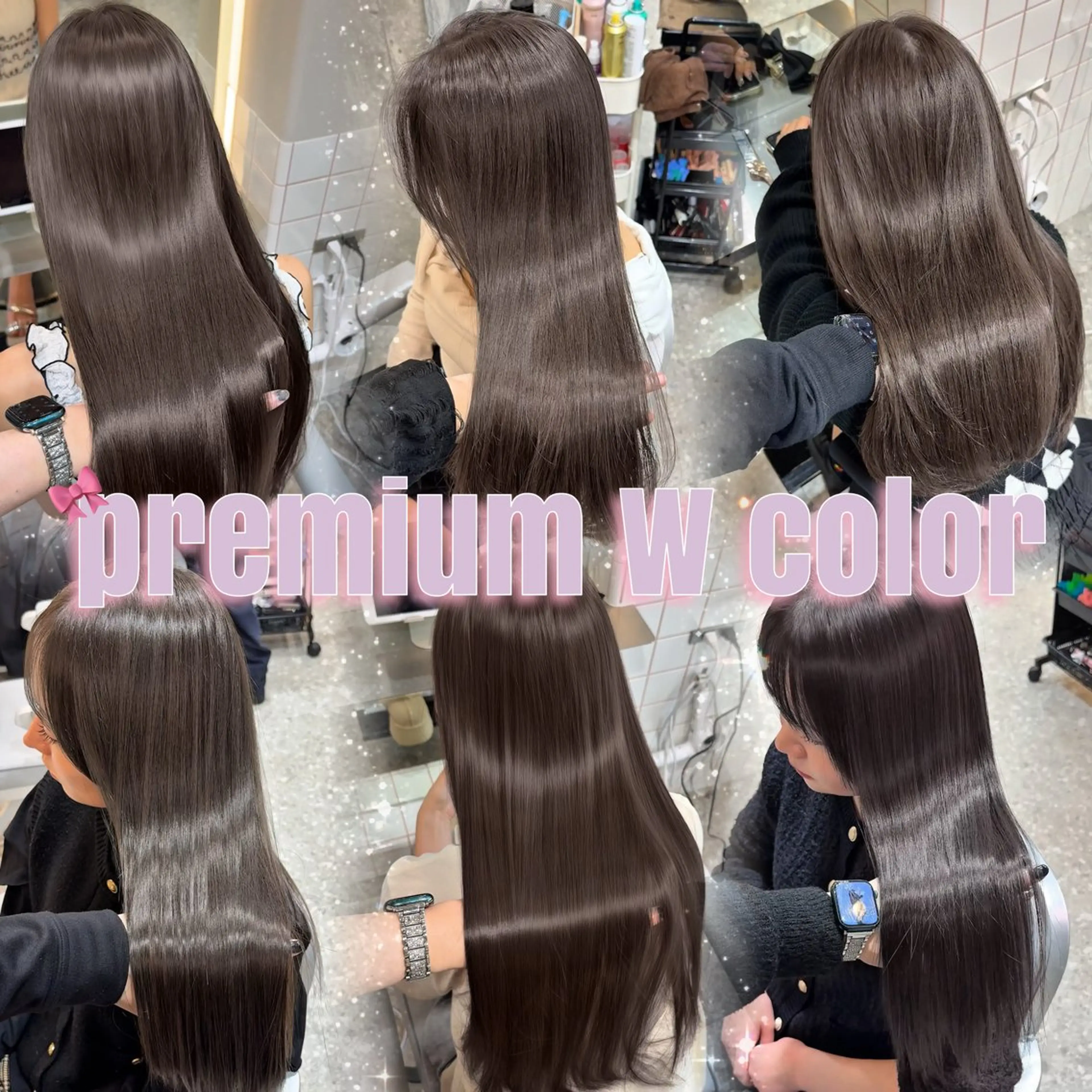 ロング カラー 透明感カラー ダブルカラー 髪質改善 韓国風ヘア レイヤーカット ヘアカラー トリートメント 韓国ヘア/ロー レイヤー/Rumiのヘアスタイル