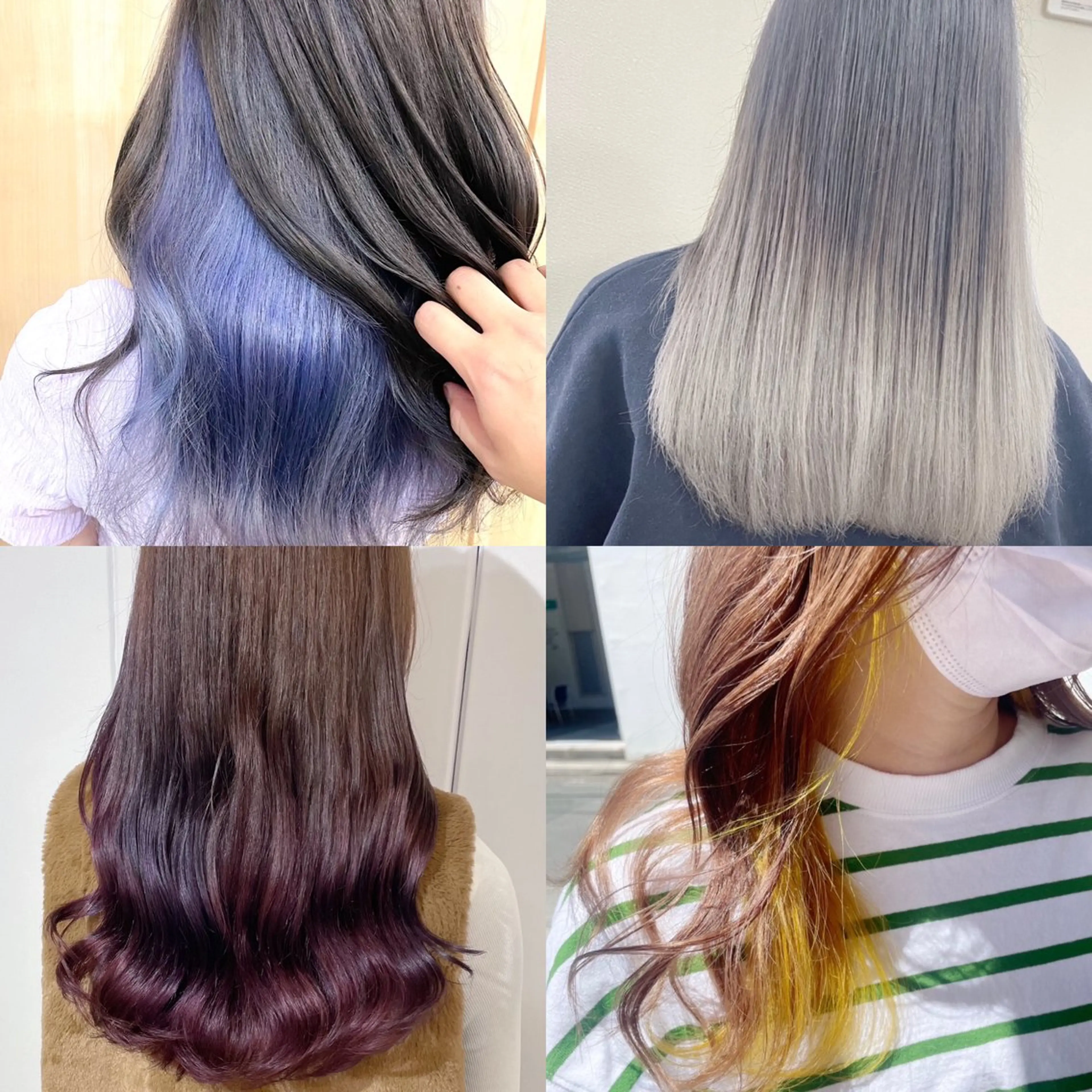 セミロング カラー ケアブリーチ /髪質 改善/古橋圭史郎のヘアスタイル