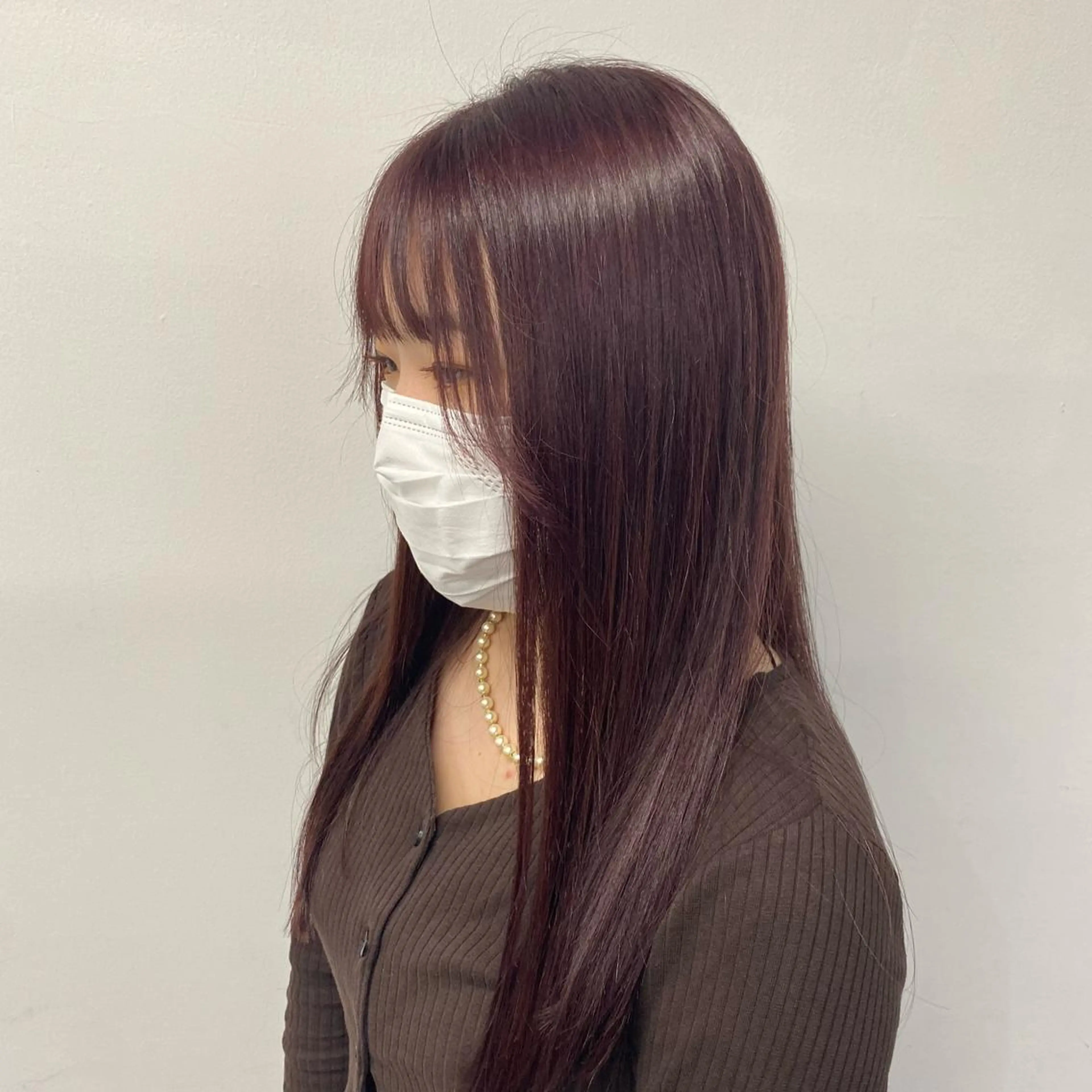 ロング カラー パーマ ヘアアレンジ メンズ キッズ ネイル マツエク・マツパ ラベンダーカラー ピンクカラー ピンクラベンダー カラーマツエク ピンク Lumo所属・💖横浜ブリーチなし 💖MIHOのヘアスタイル