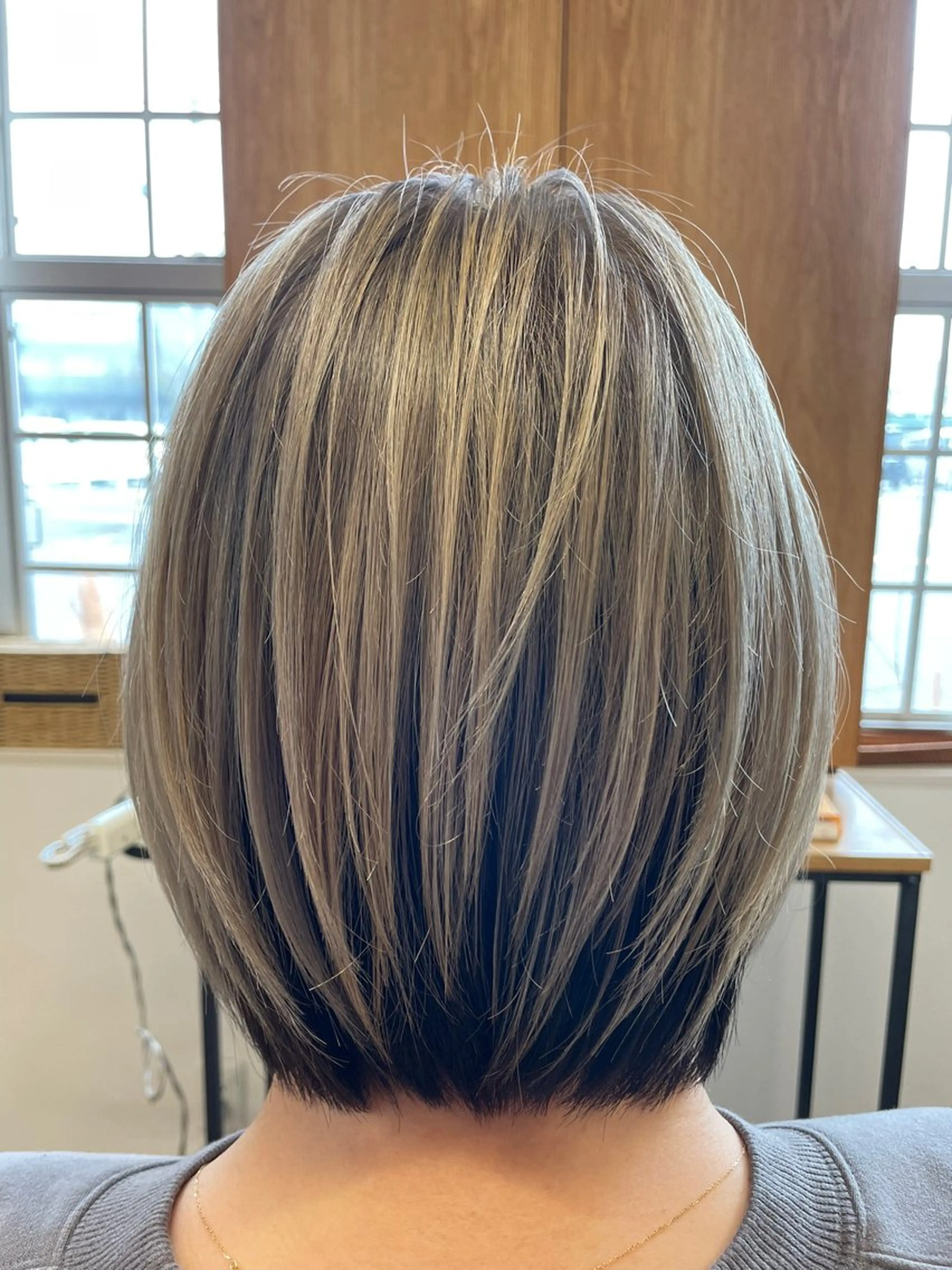 カラー ブリーチ ダブルカラー ヘアカラー トリートメント 田中 陽一のヘアスタイル