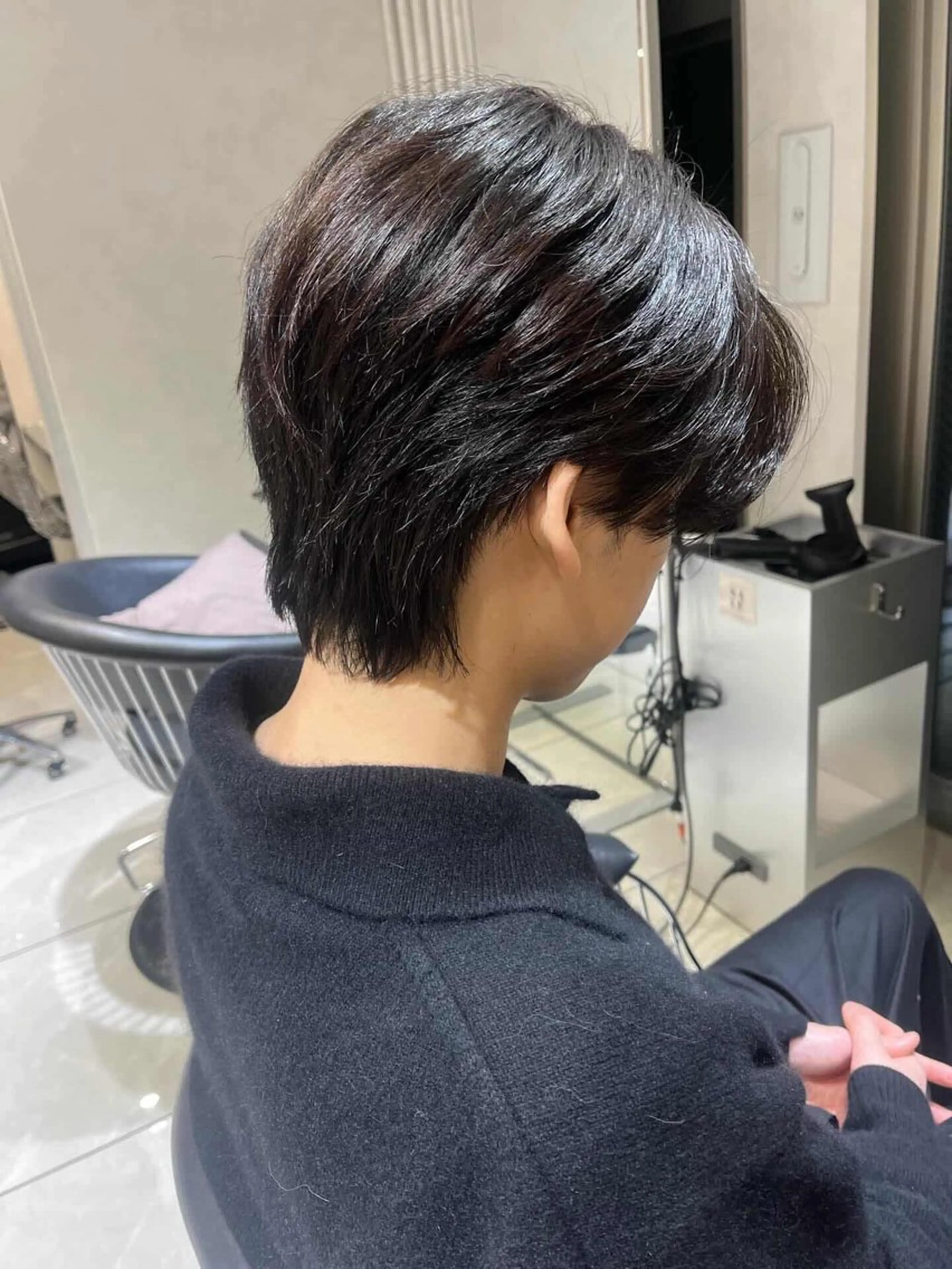 メンズ カット ヘアセット 渋谷美容師 ユイのヘアスタイル