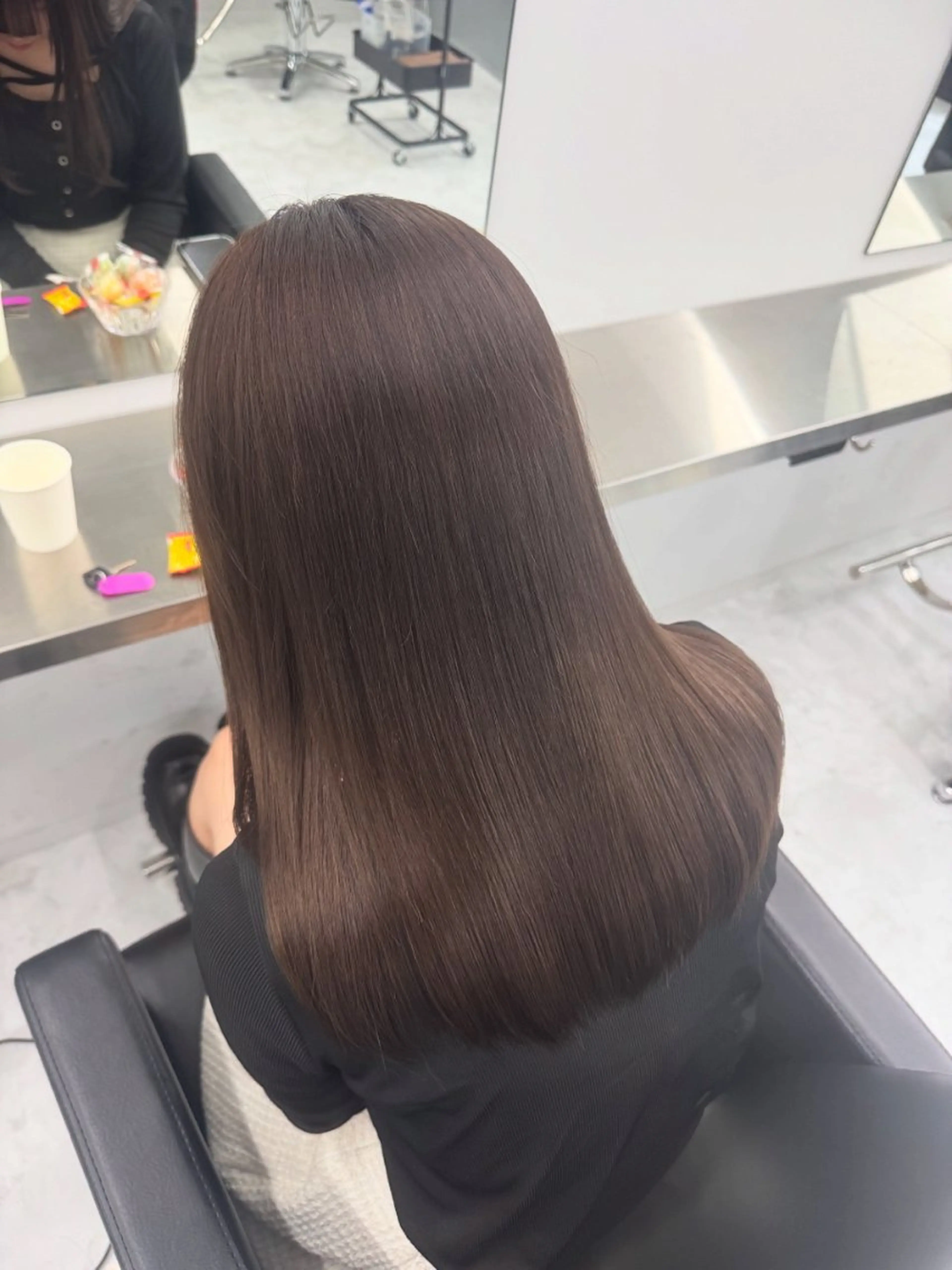 セミロング うる艶🫧寒色カラー 💜🦋🫧ミズキのヘアスタイル