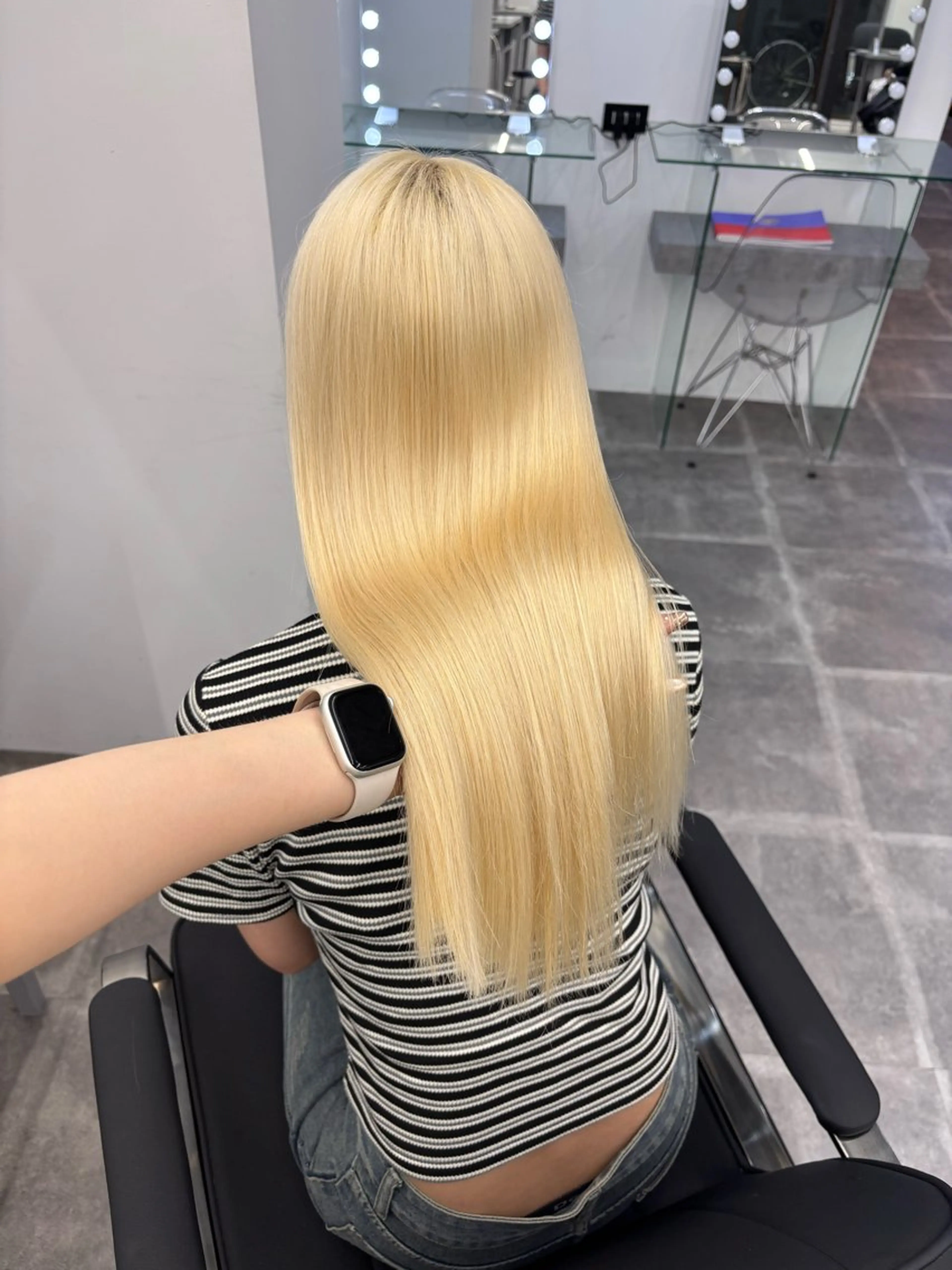 ロング PELE 栄店所属・名古屋栄/PELE/ ブリーチ/asahiのヘアスタイル