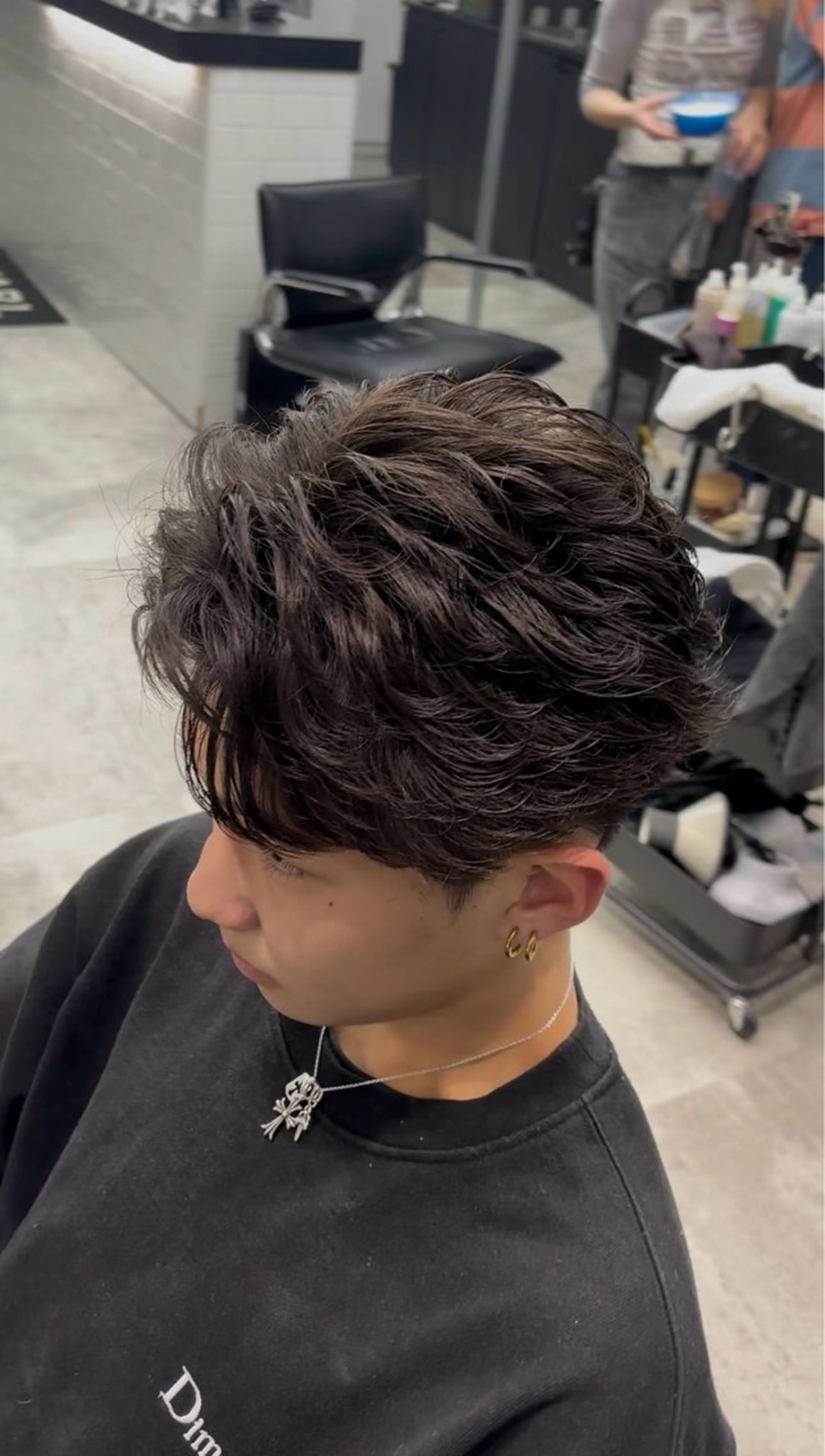 パーマ メンズ 🐲原宿、渋谷/メン ズ特化/パーマ、縮毛のヘアスタイル