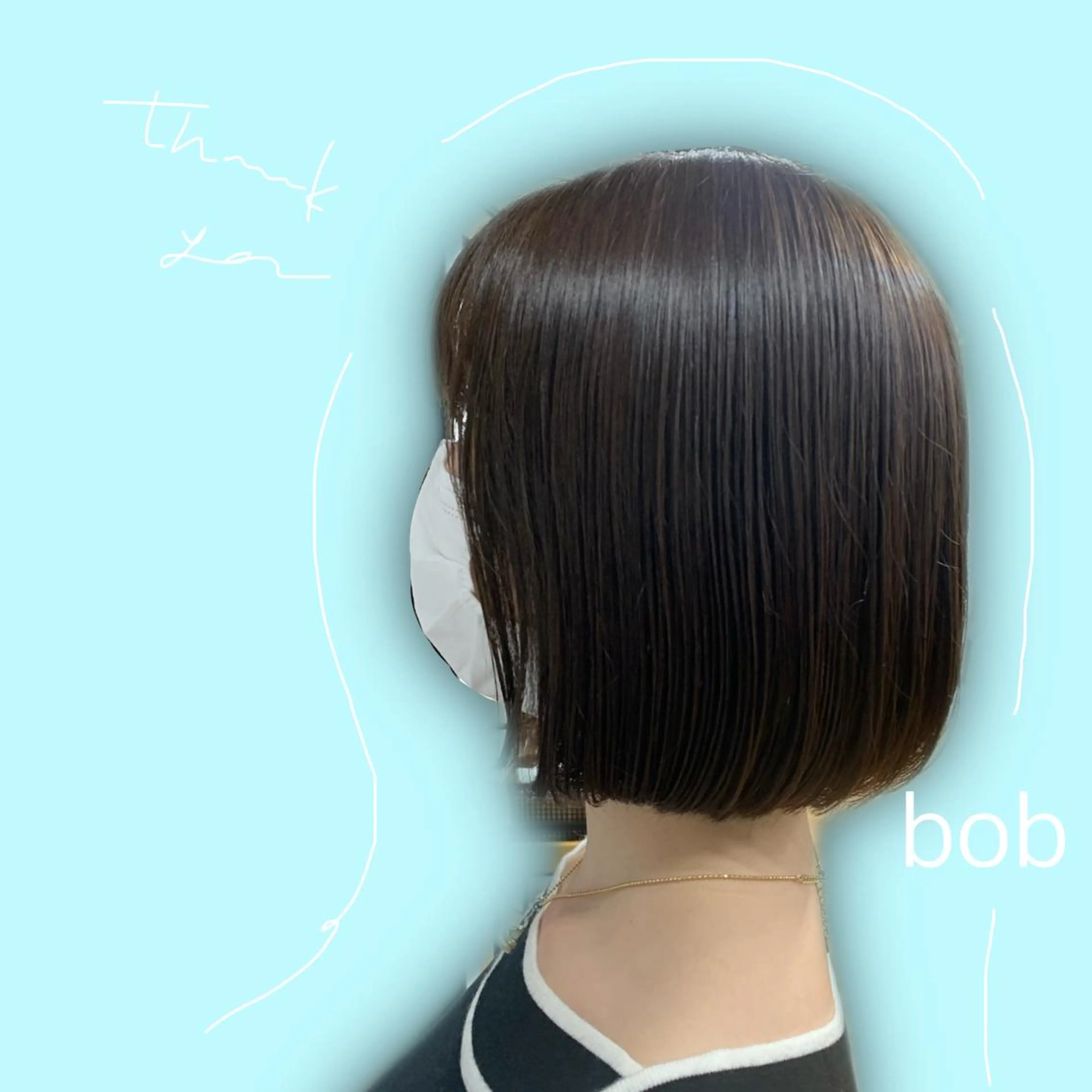 ショート 切りっぱなしボブ ボブ カット 🫧 みゆ🫧のその他イメージ