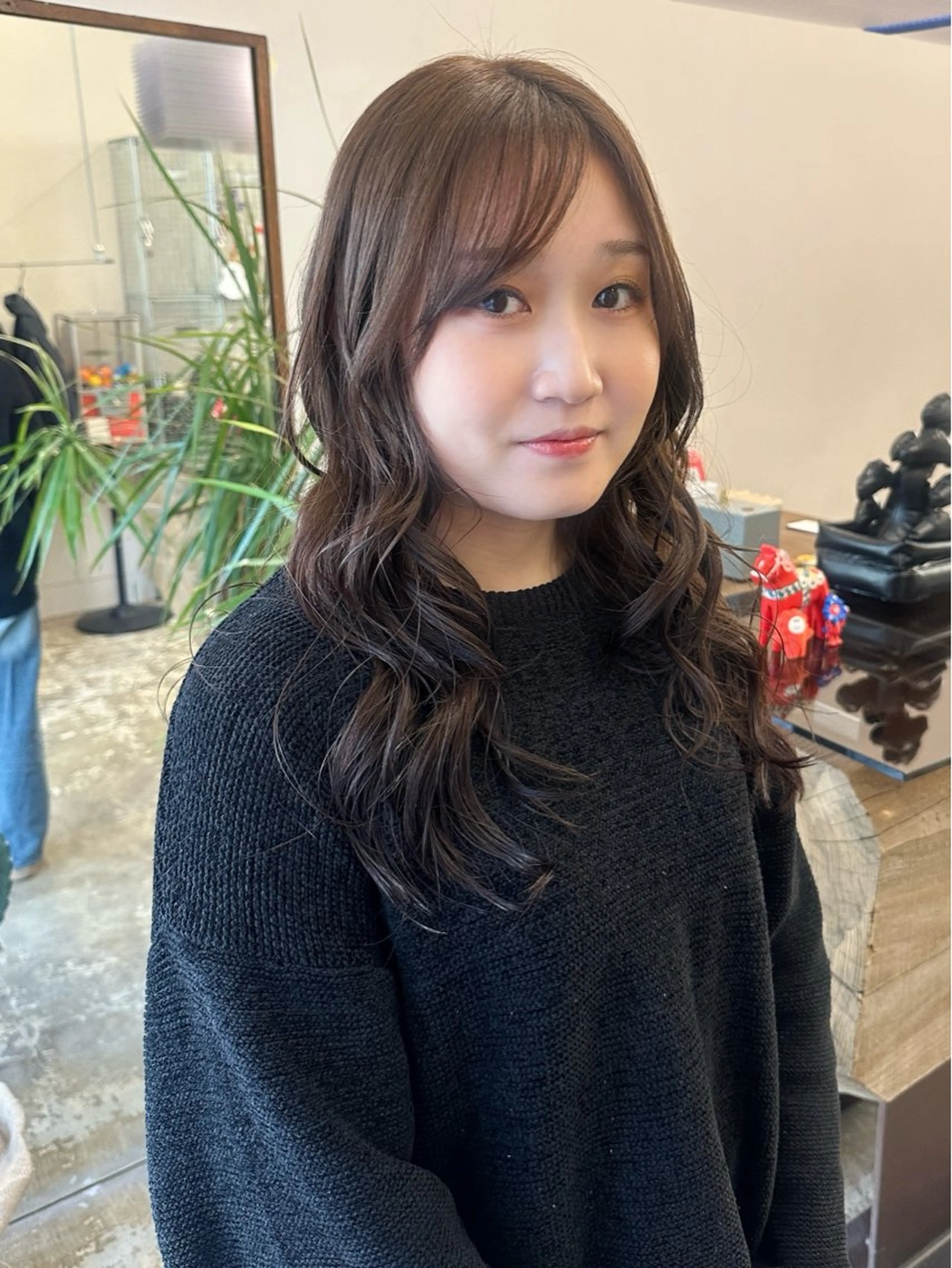 セミロング カラー カット ヘアカラー トリートメント 🐏nao /レイヤーカット🐏のヘアスタイル