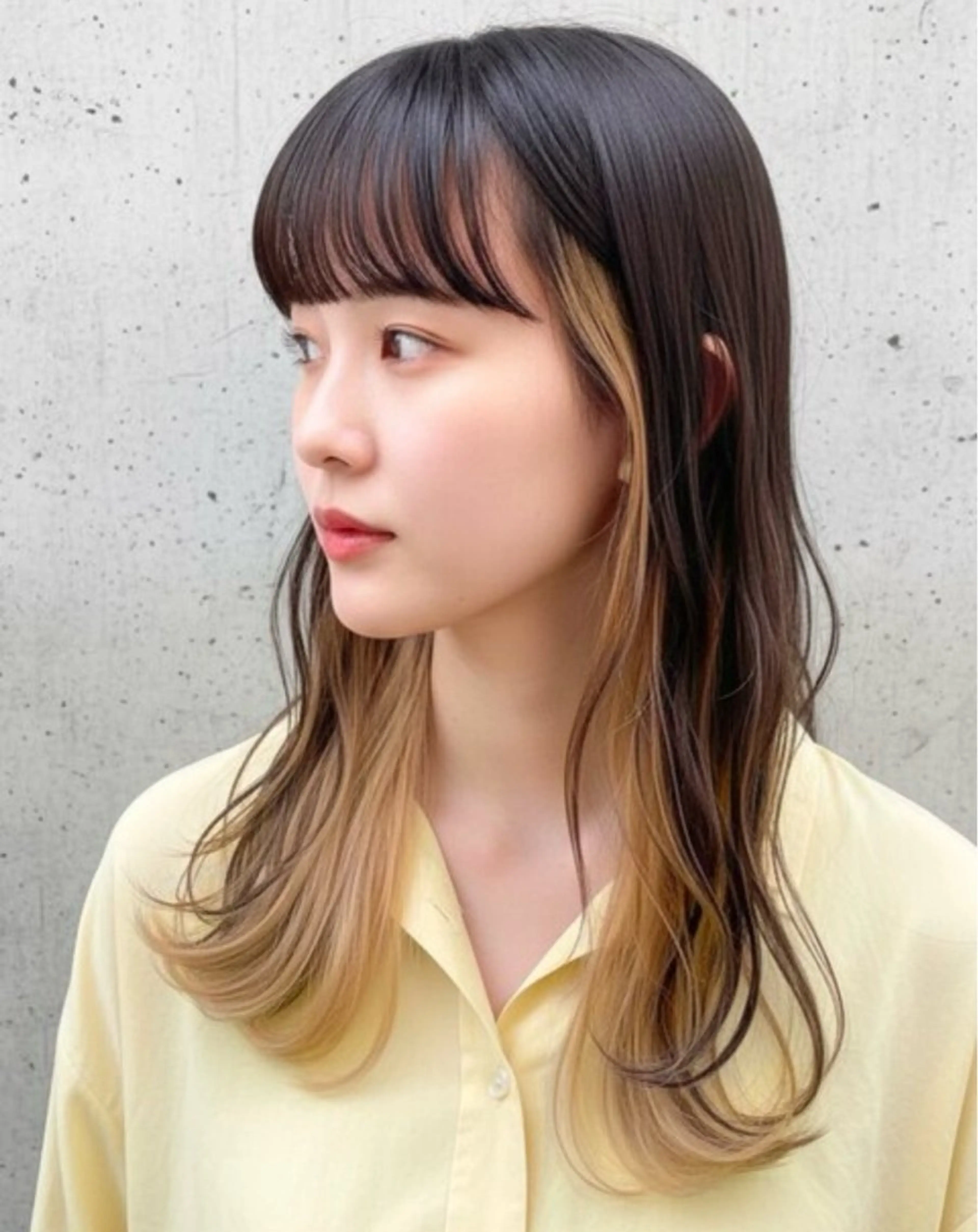 ミディアム カラー 町田美容師 mei 🍒 ✨のヘアスタイル