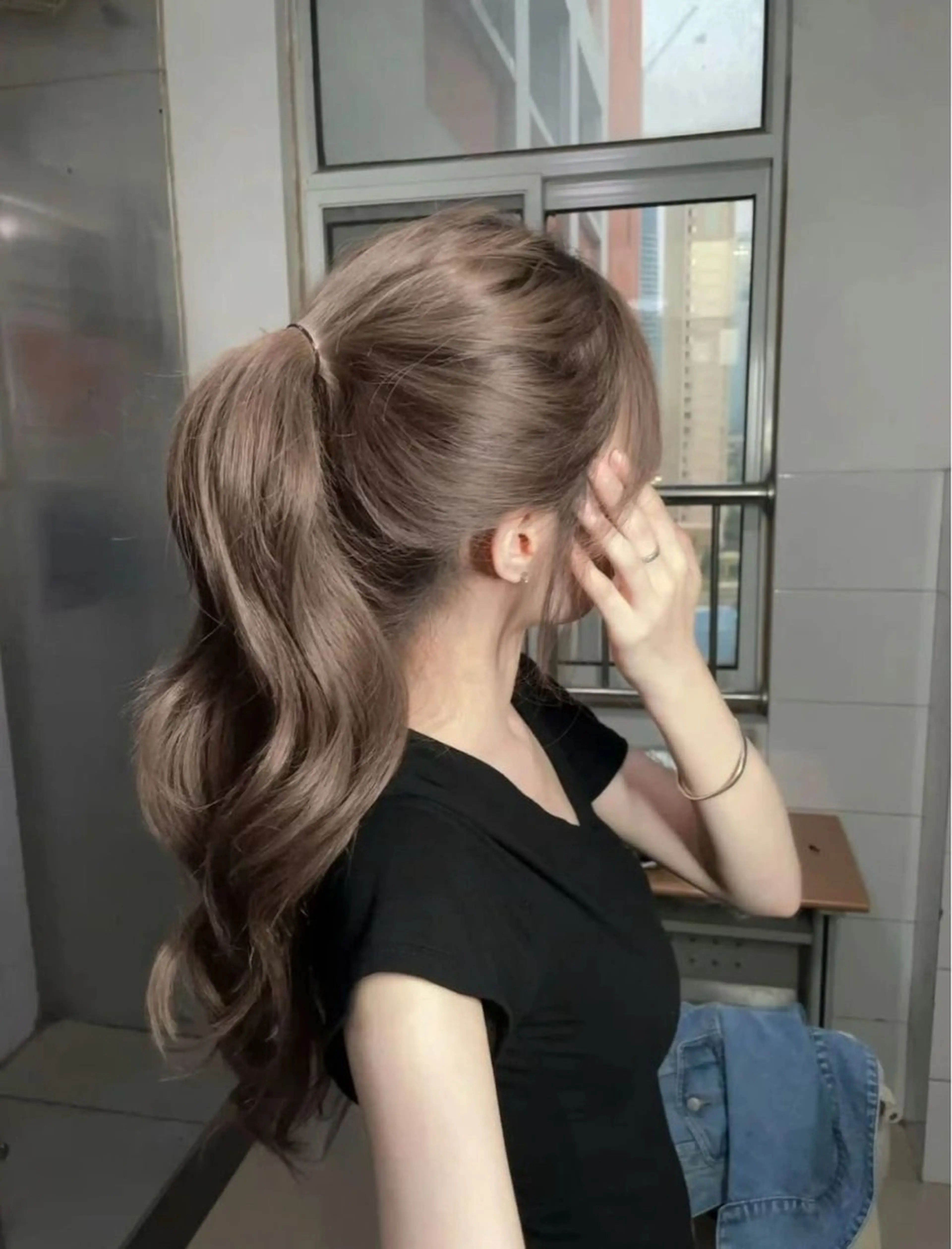 ロング カラー 🎀暖色/ラベンダー /paru🤍のヘアスタイル