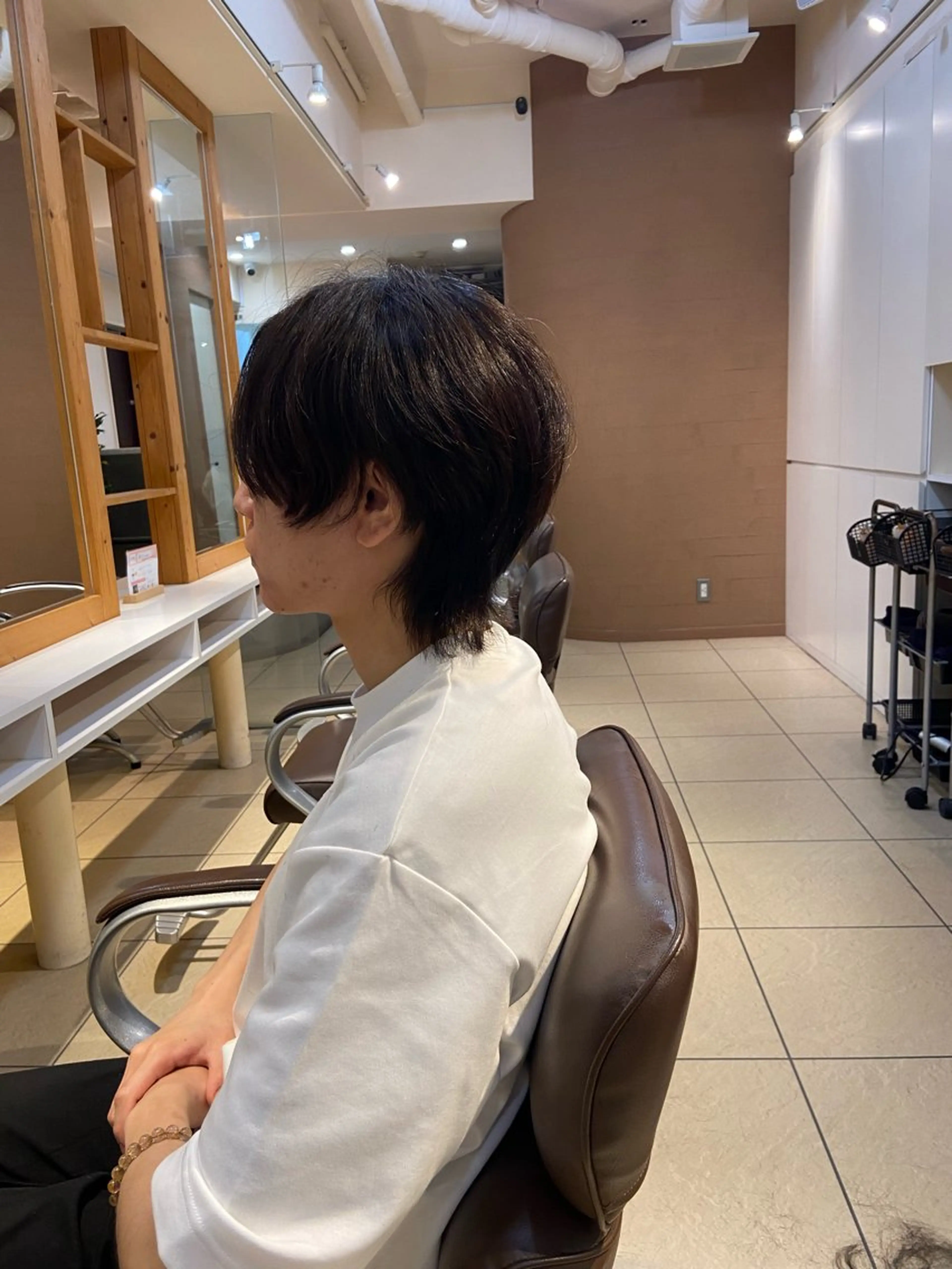メンズ メンズウルフカット ウルフカット 青山 光のヘアスタイル