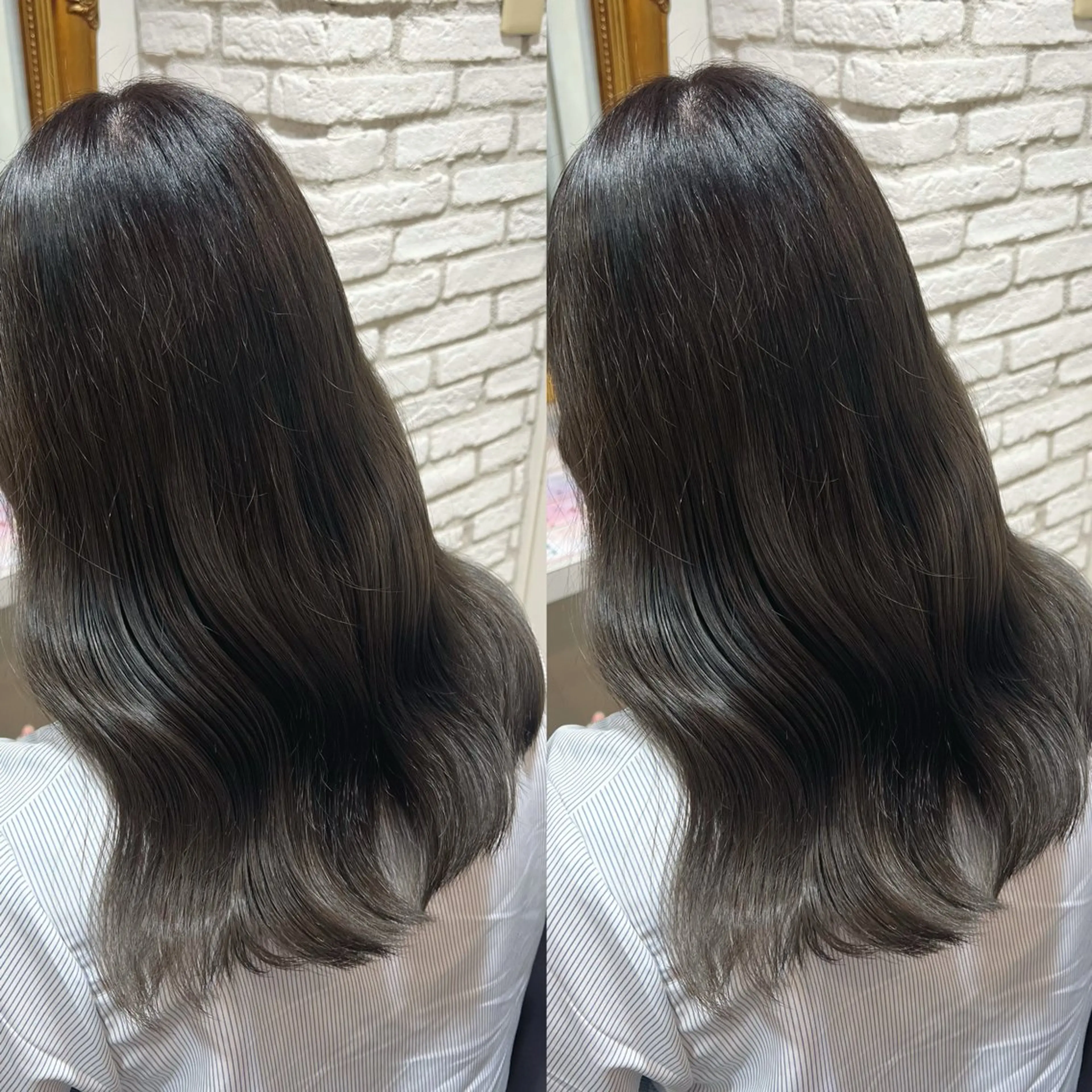 セミロング カラー ヘアカラー トリートメント 上質髪🪐 AIRI🪷‧₊˚のヘアスタイル