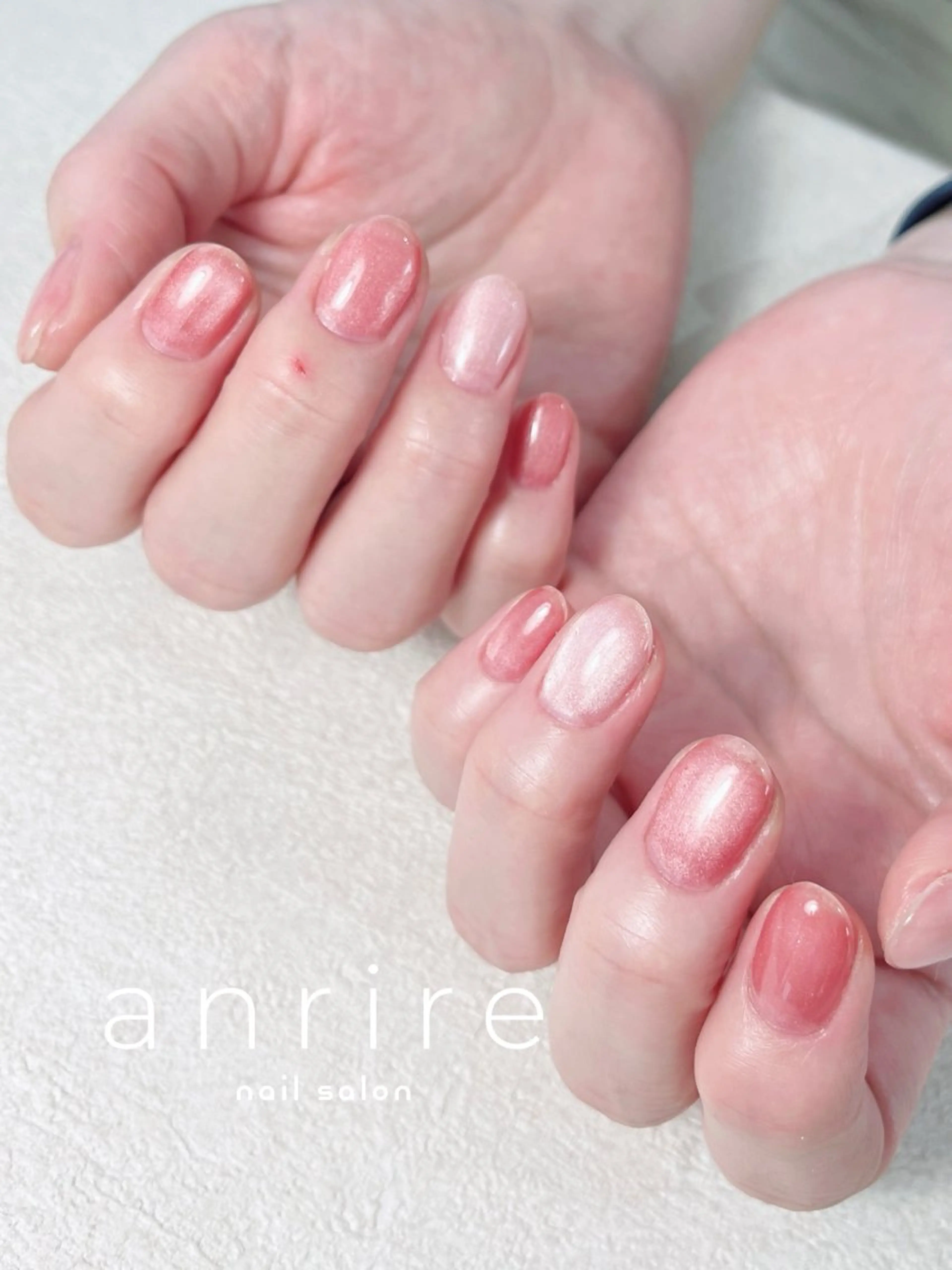 ネイル ジェルネイル キラキラネイル マグネットネイル オフィスネイル パラジェル ハンドネイル nail salon anrire〜アンリール〜所属・nailsalon anrireのネイルデザイン