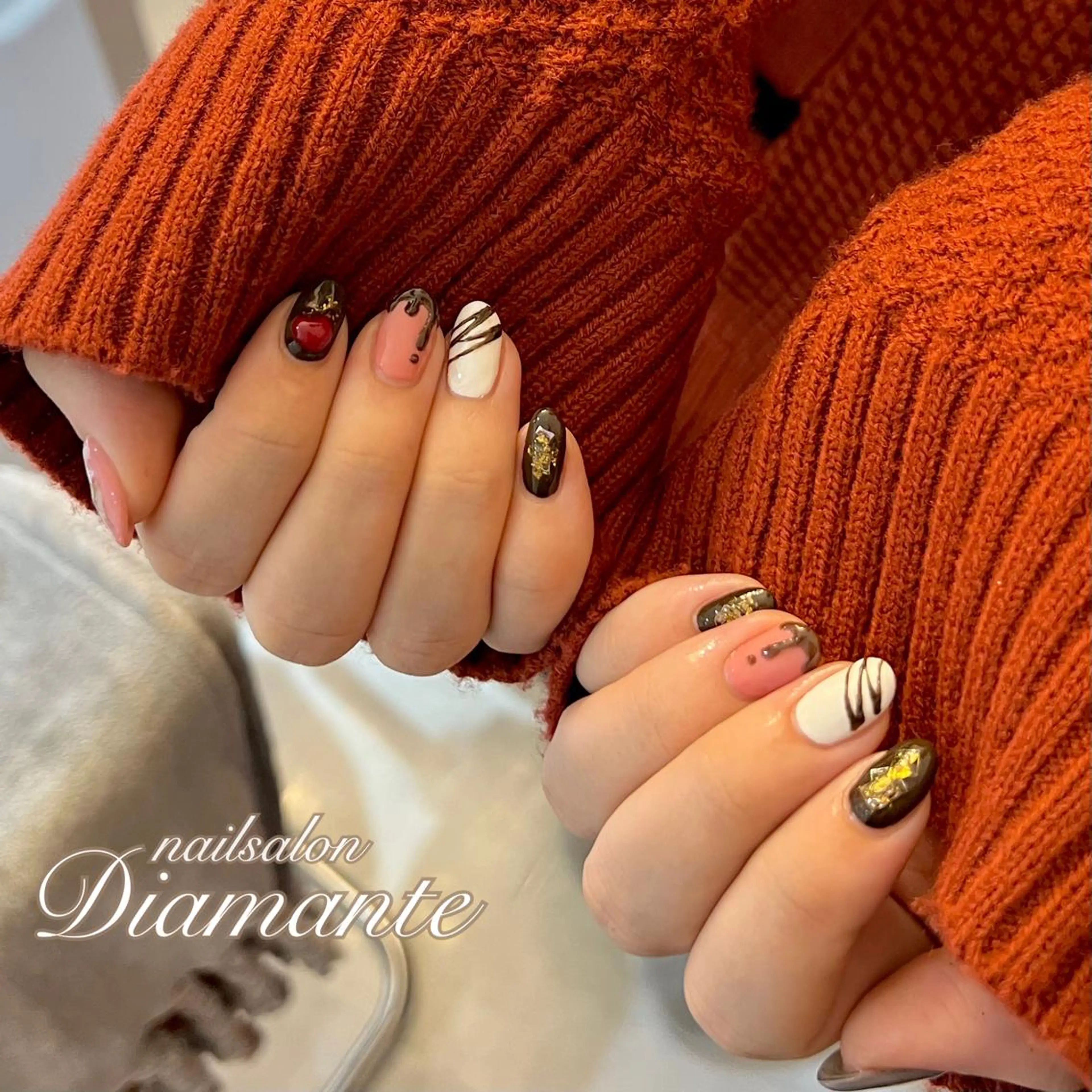 ネイル バレンタイン ディアマンテ𓏸𓈒 フェイシャル/ネイルのエステ・リラクイメージ