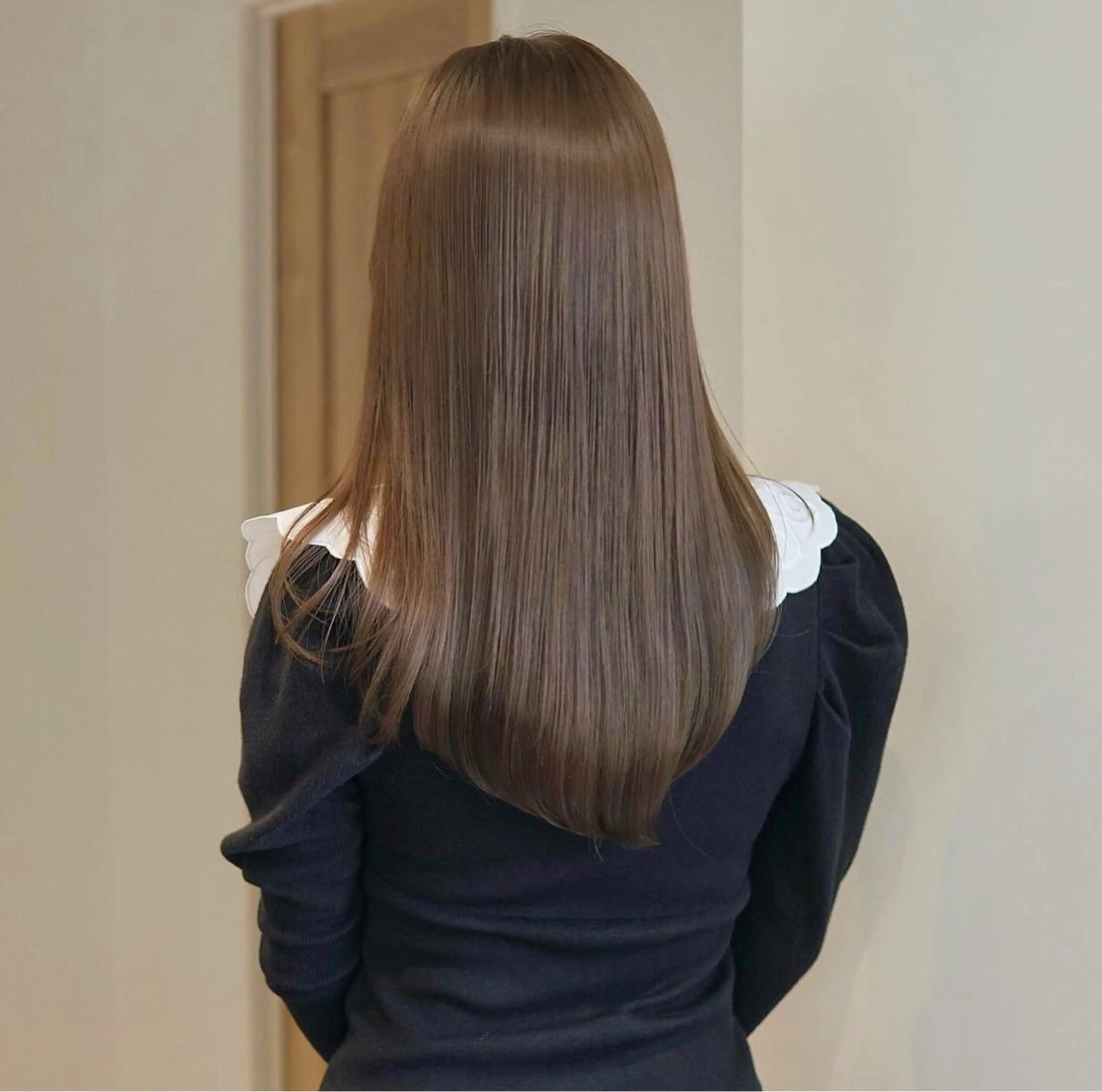 ロング カラー ベージュカラー ブリーチ ブリーチなしカラー トリートメント トリートメント 🦋髪質改善/艶髪 /カラー/go🦋のヘアスタイル