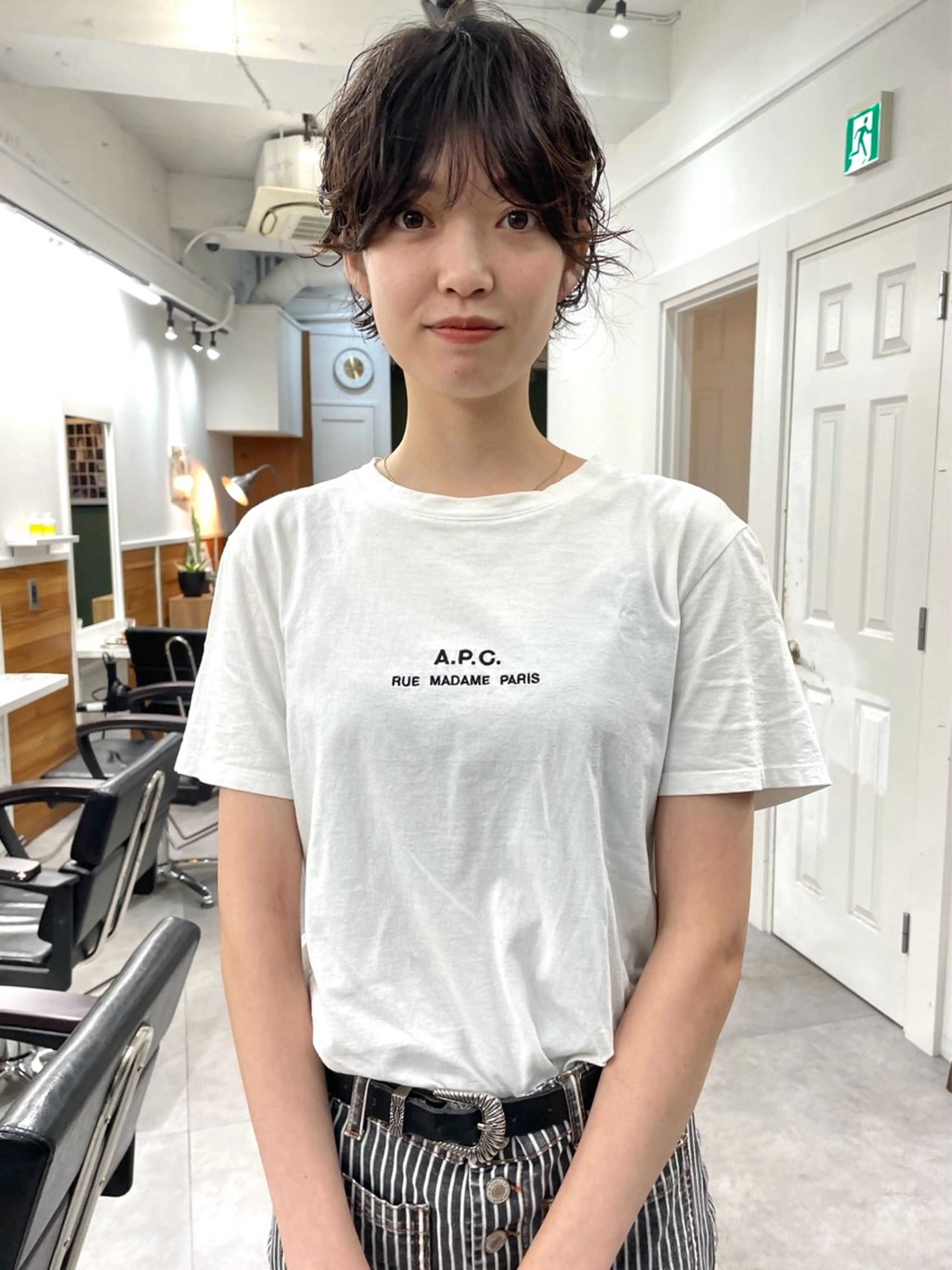 ショート カラー パーマ カット ヘアカラー パーマ トリートメント レイヤー/似合わせ TAKUYAのヘアスタイル