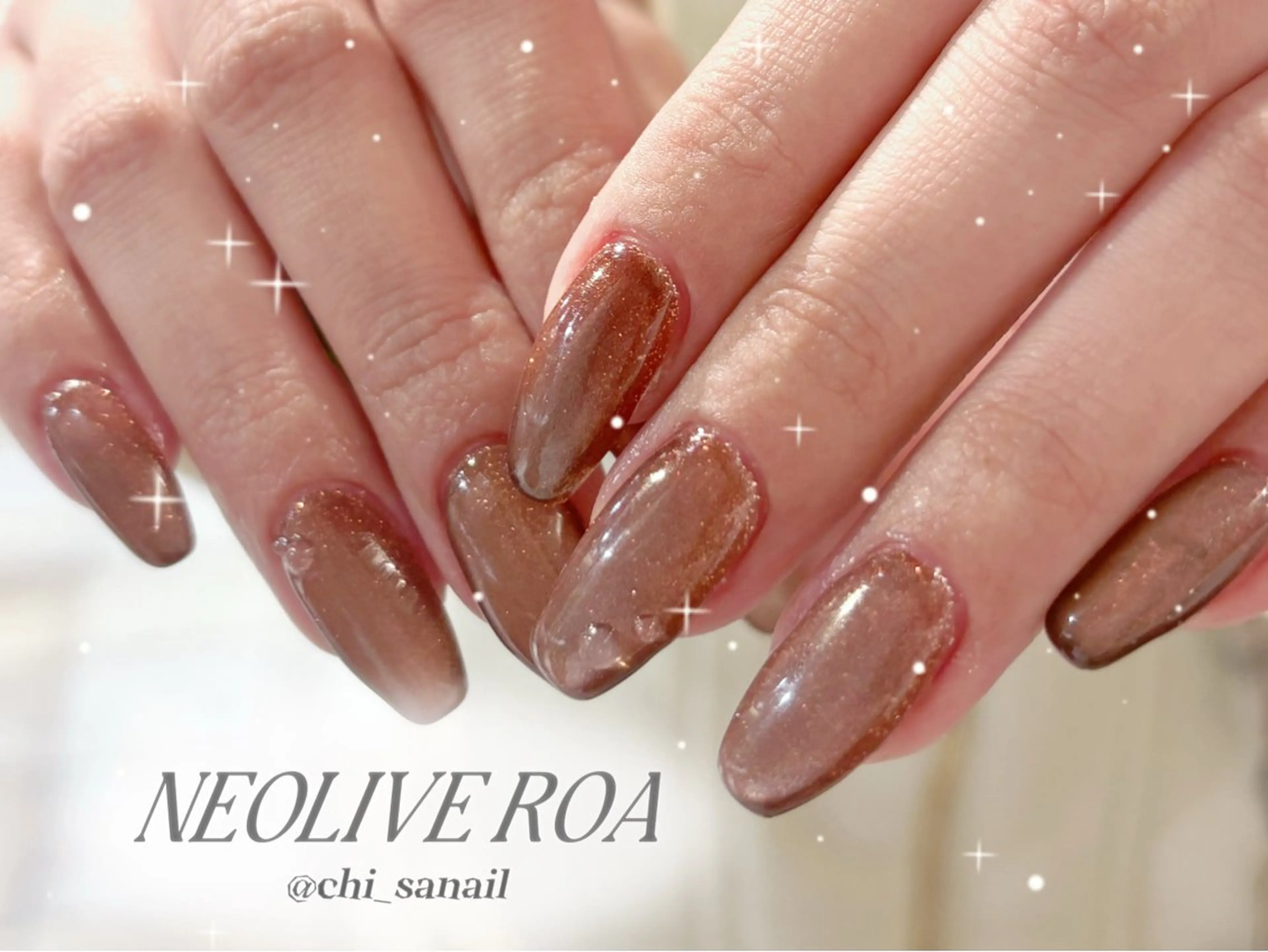 ネイル マグネットネイル 【ROA】 Chisakiのネイルデザイン
