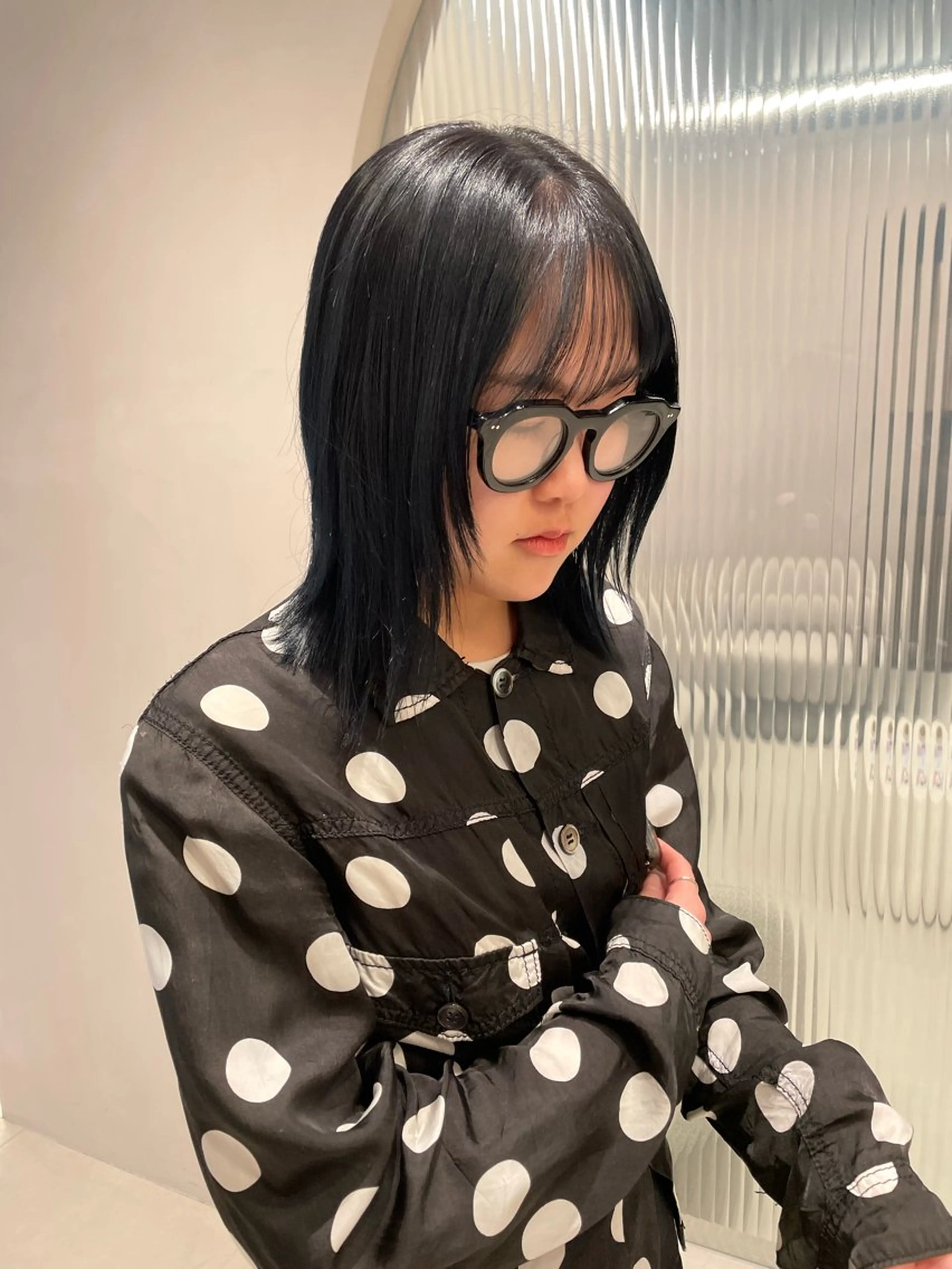 ミディアム ヘアカラー ハイトーンカラー🧺 mahoroのヘアスタイル