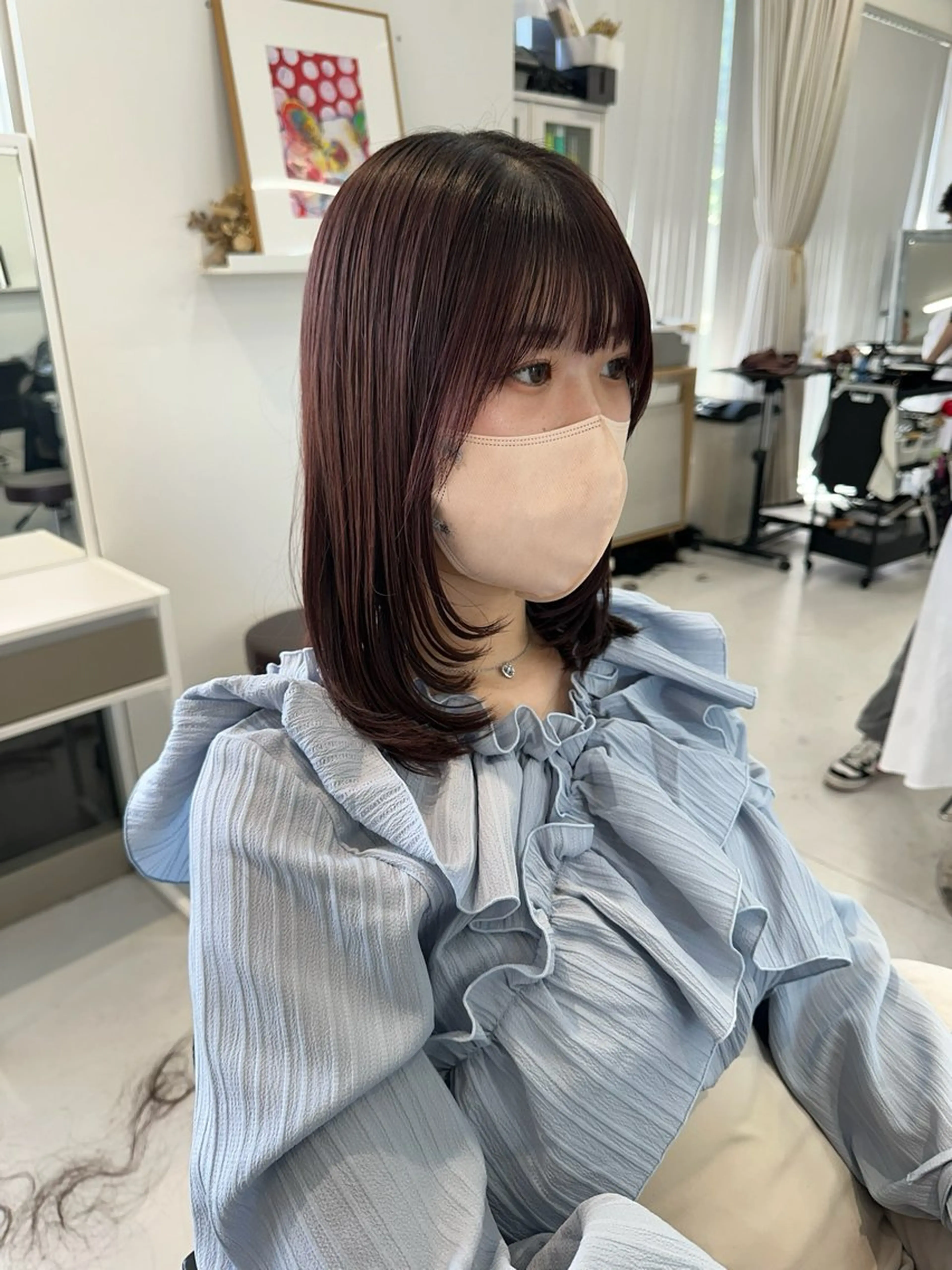 ミディアム 山崎結菜 髪質改善💎のヘアスタイル