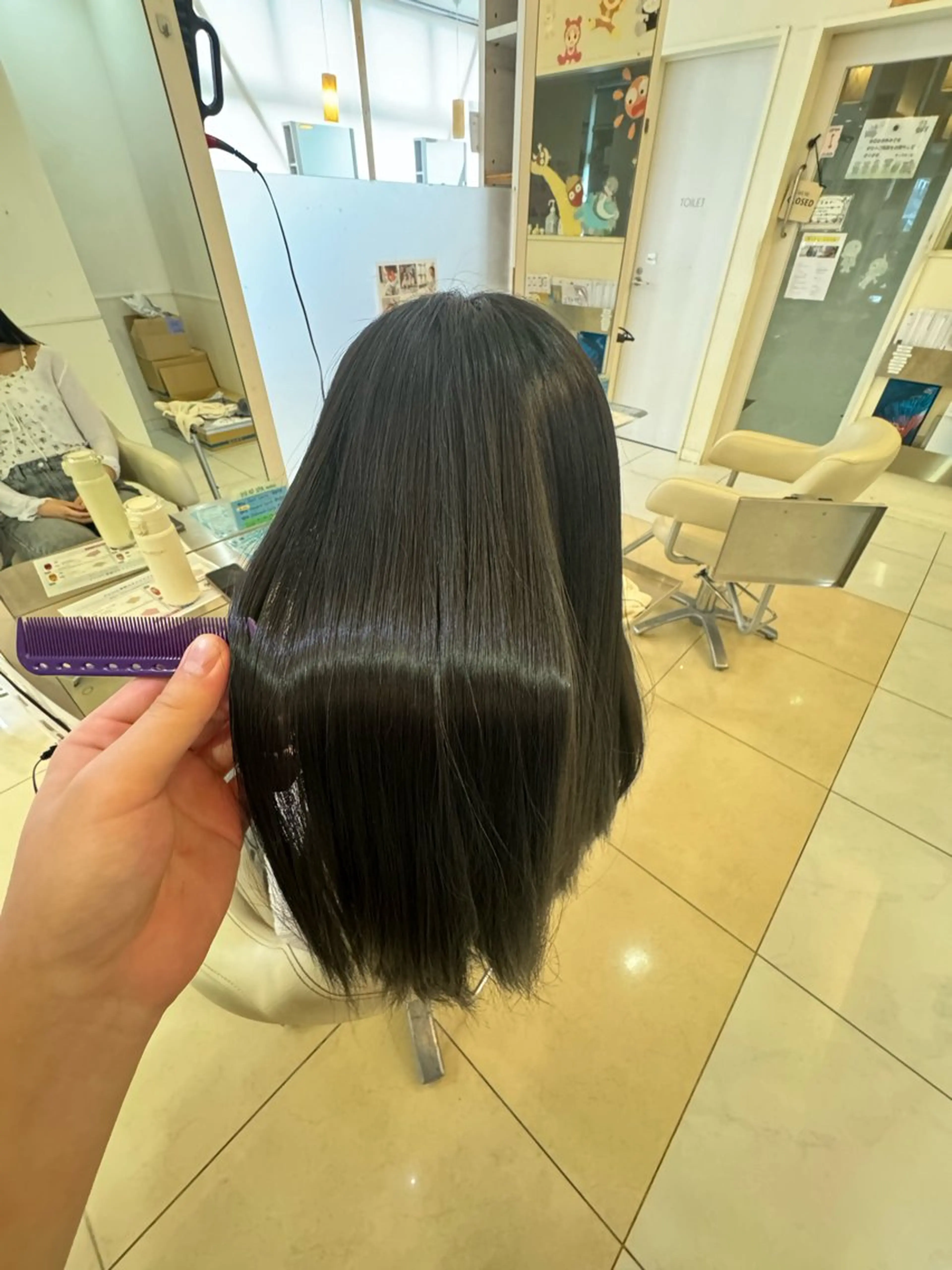 ロング 縮毛矯正 🎈カラーエステ 🎈通事  啓人のヘアスタイル