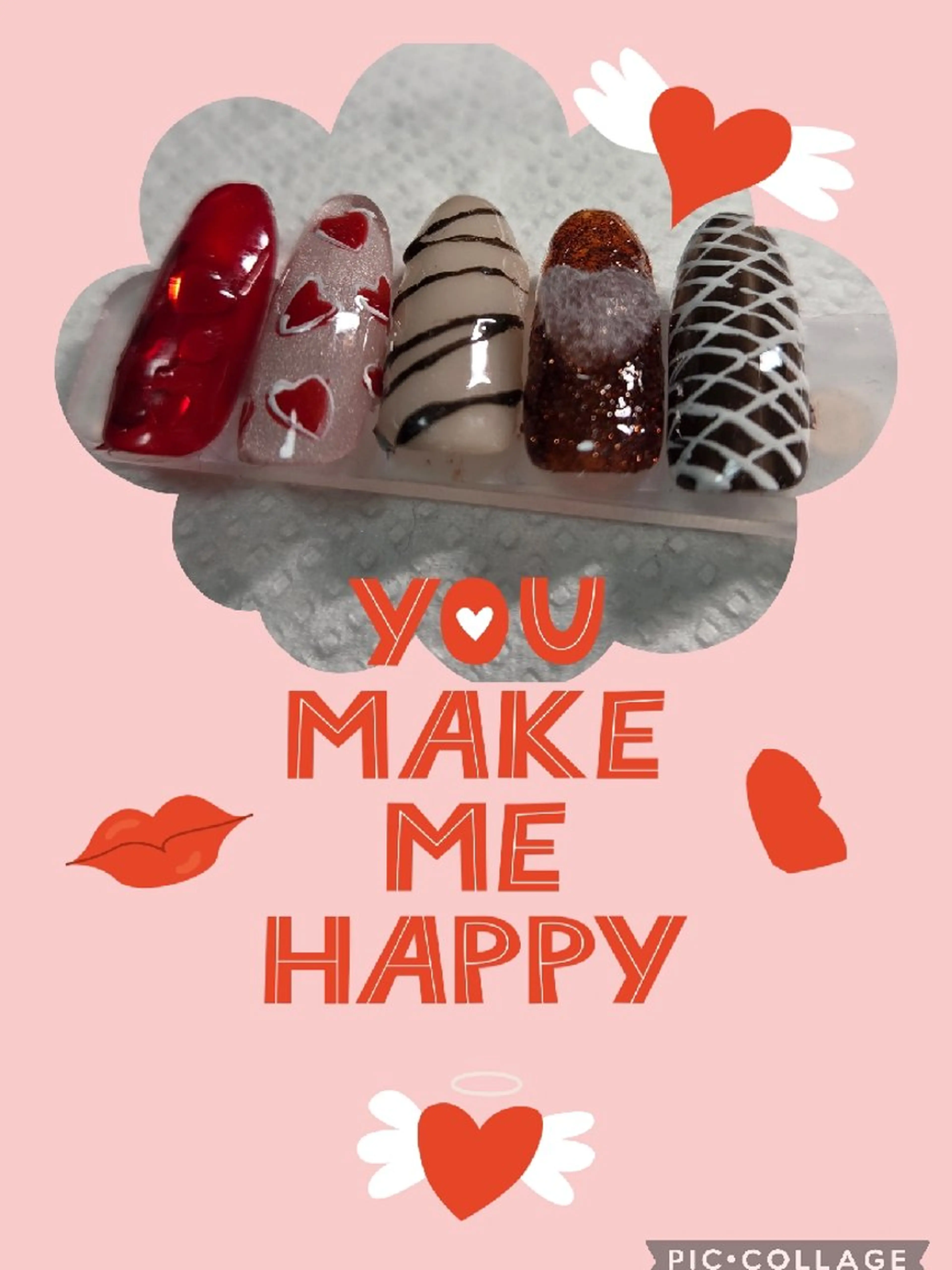 ネイル バレンタイン nailsaron kohiroのネイルデザイン