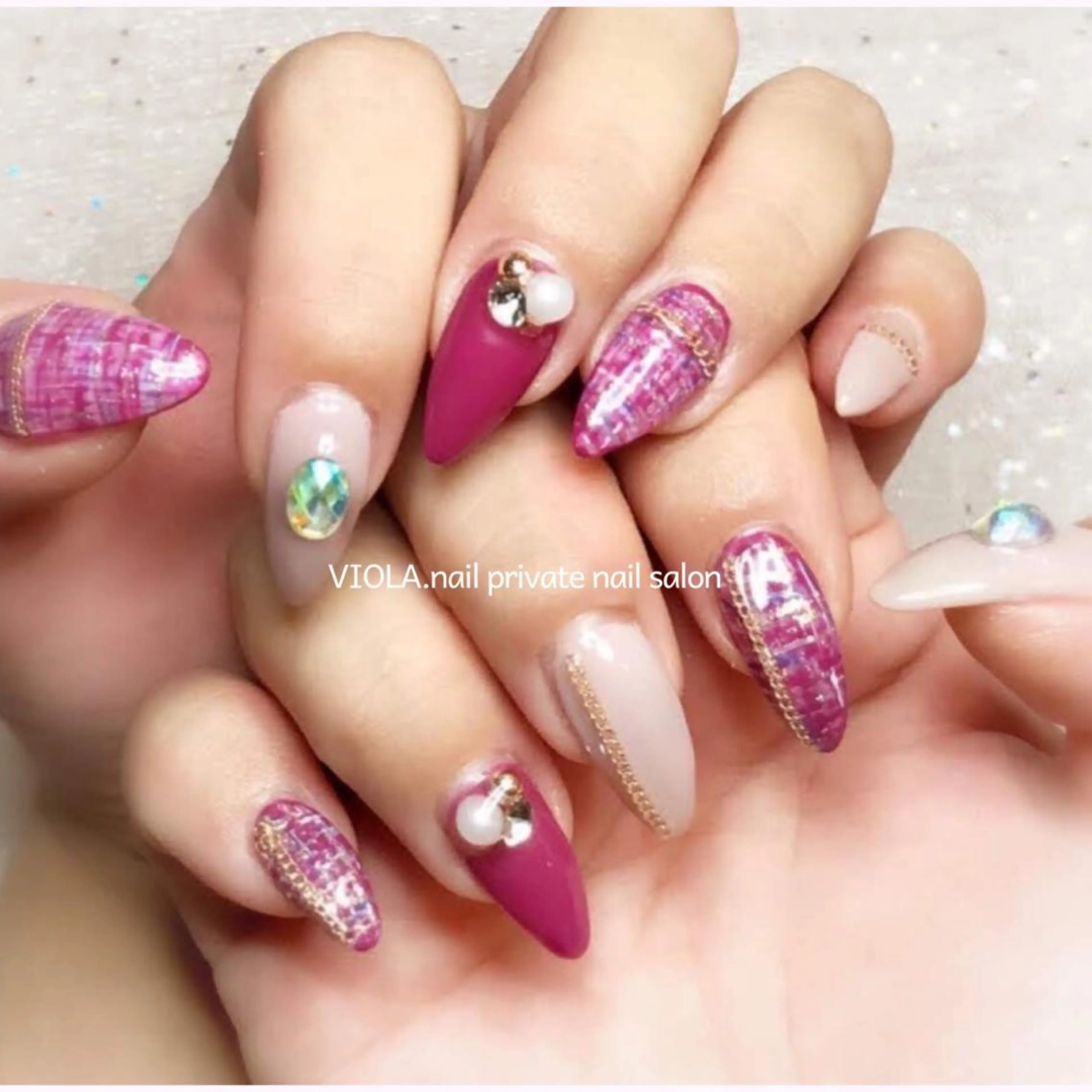 ネイル ハンドネイル VIOLA .nailのネイルデザイン