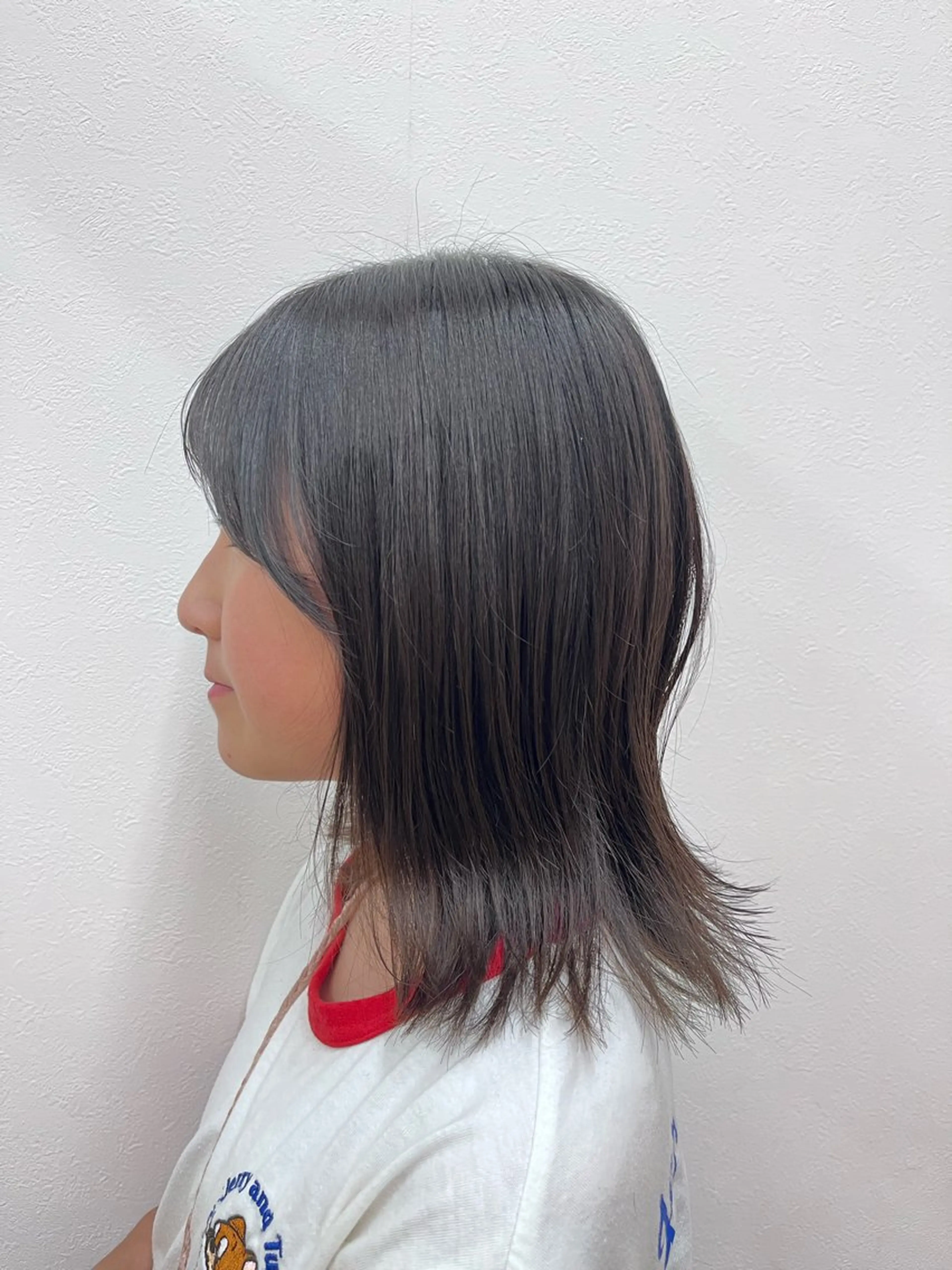 ミディアム 外ハネヘア 田尾 凌雅のヘアスタイル