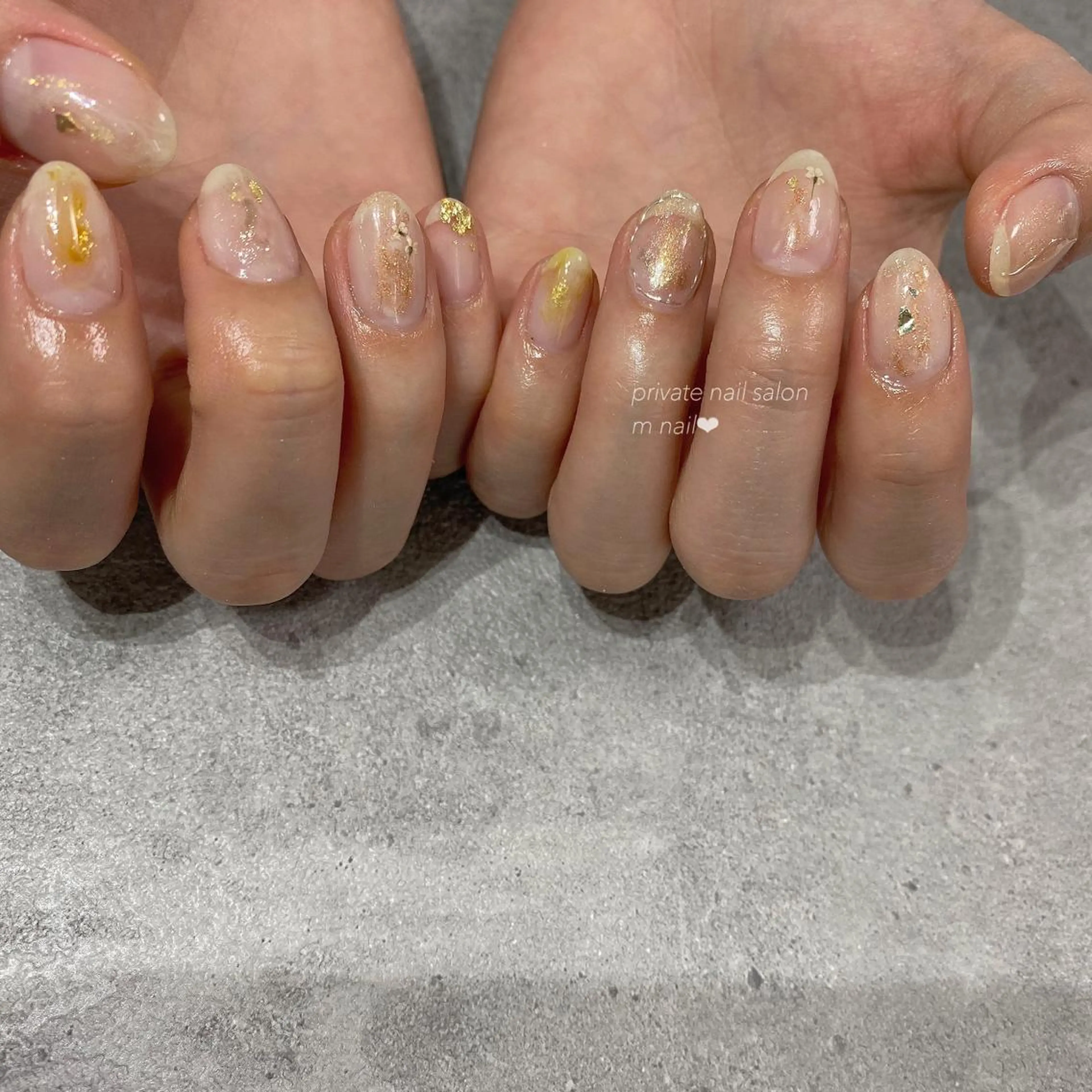 ネイル シンプルネイル ハンドネイル 小河原 舞のネイルデザイン