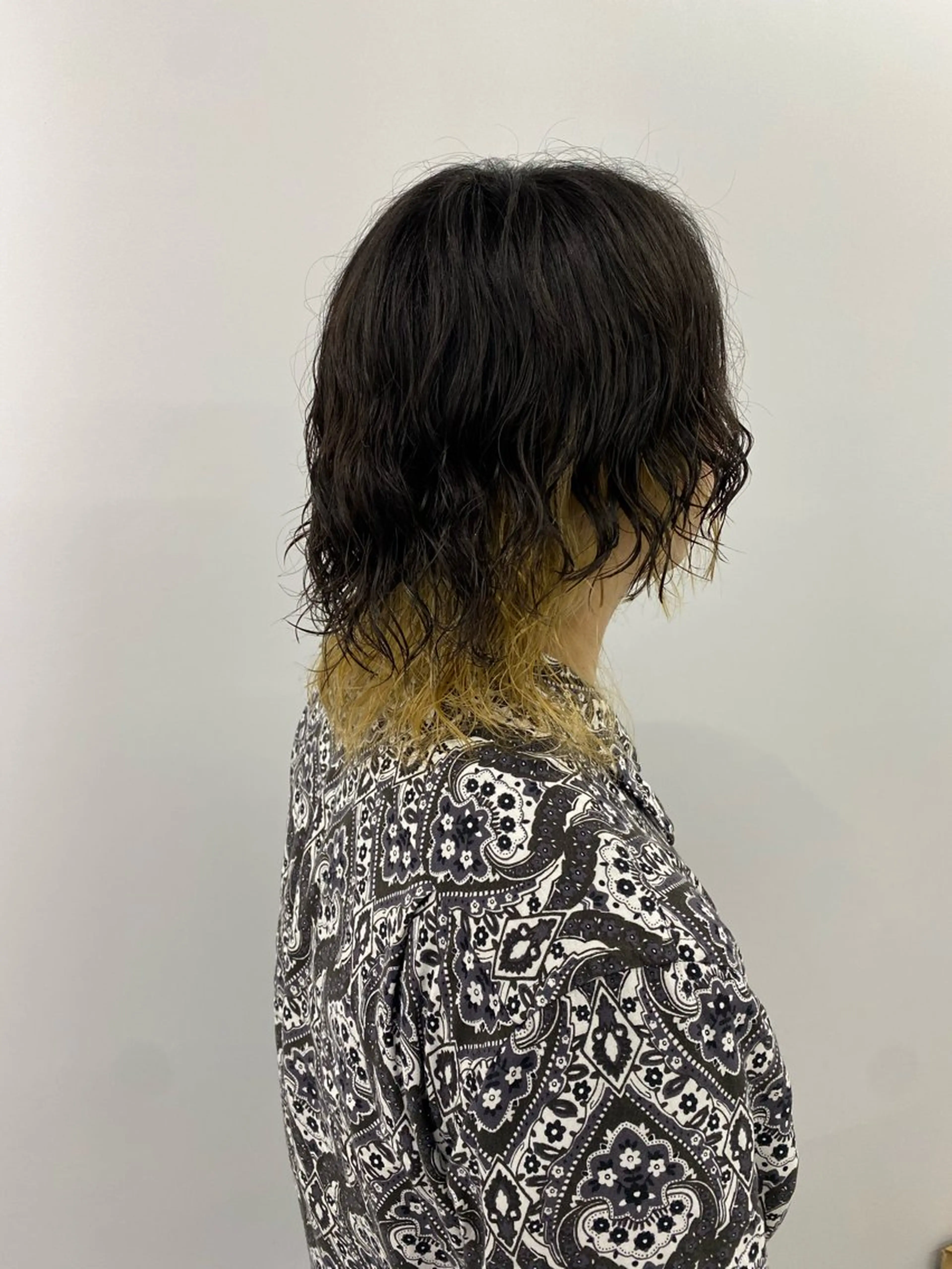 ショート カラー パーマ ヘアアレンジ メンズ フェードモデル限定 🔥高円寺Maiのヘアスタイル