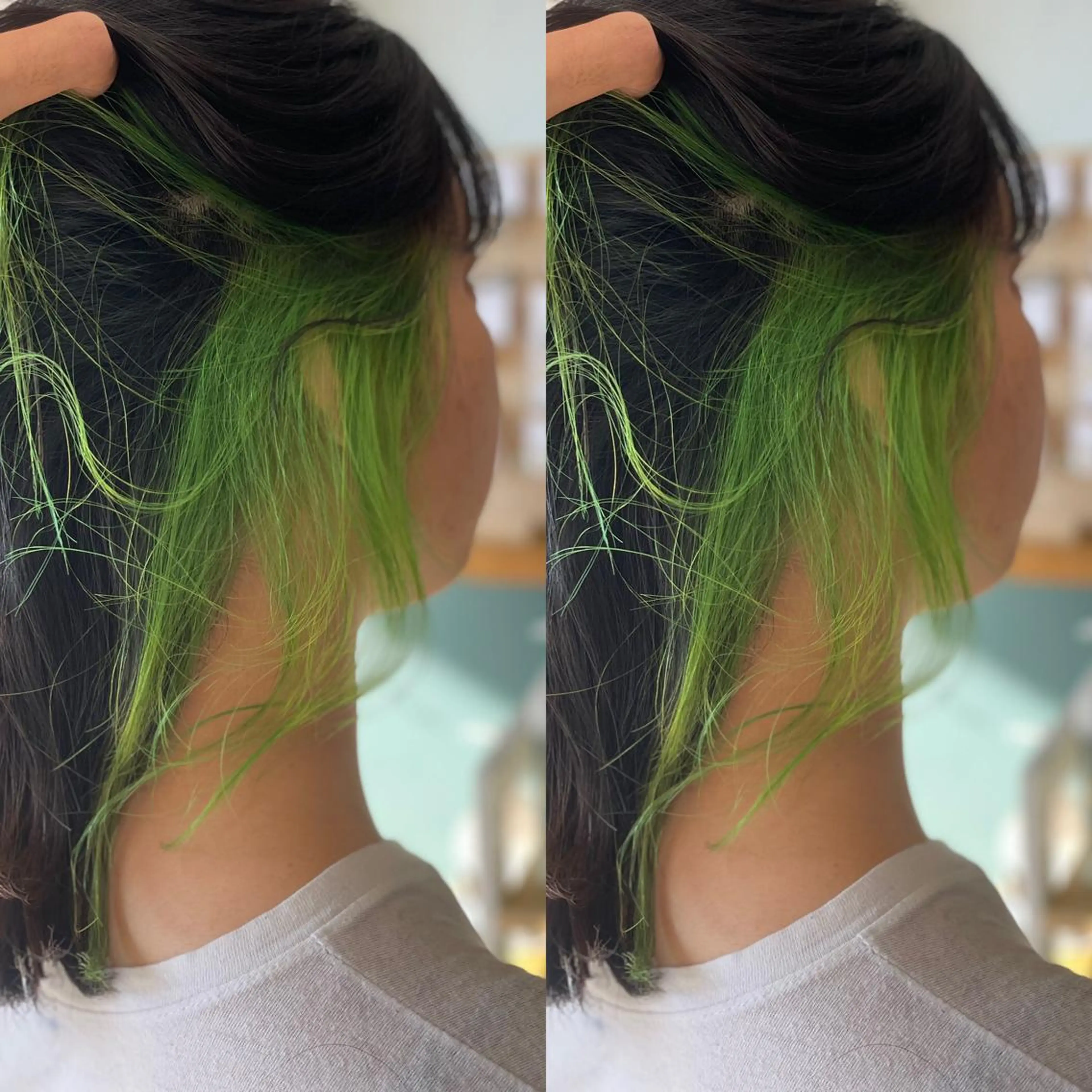 セミロング カラー ヘアカラー トリートメント Snaly カラー特化ページのヘアスタイル