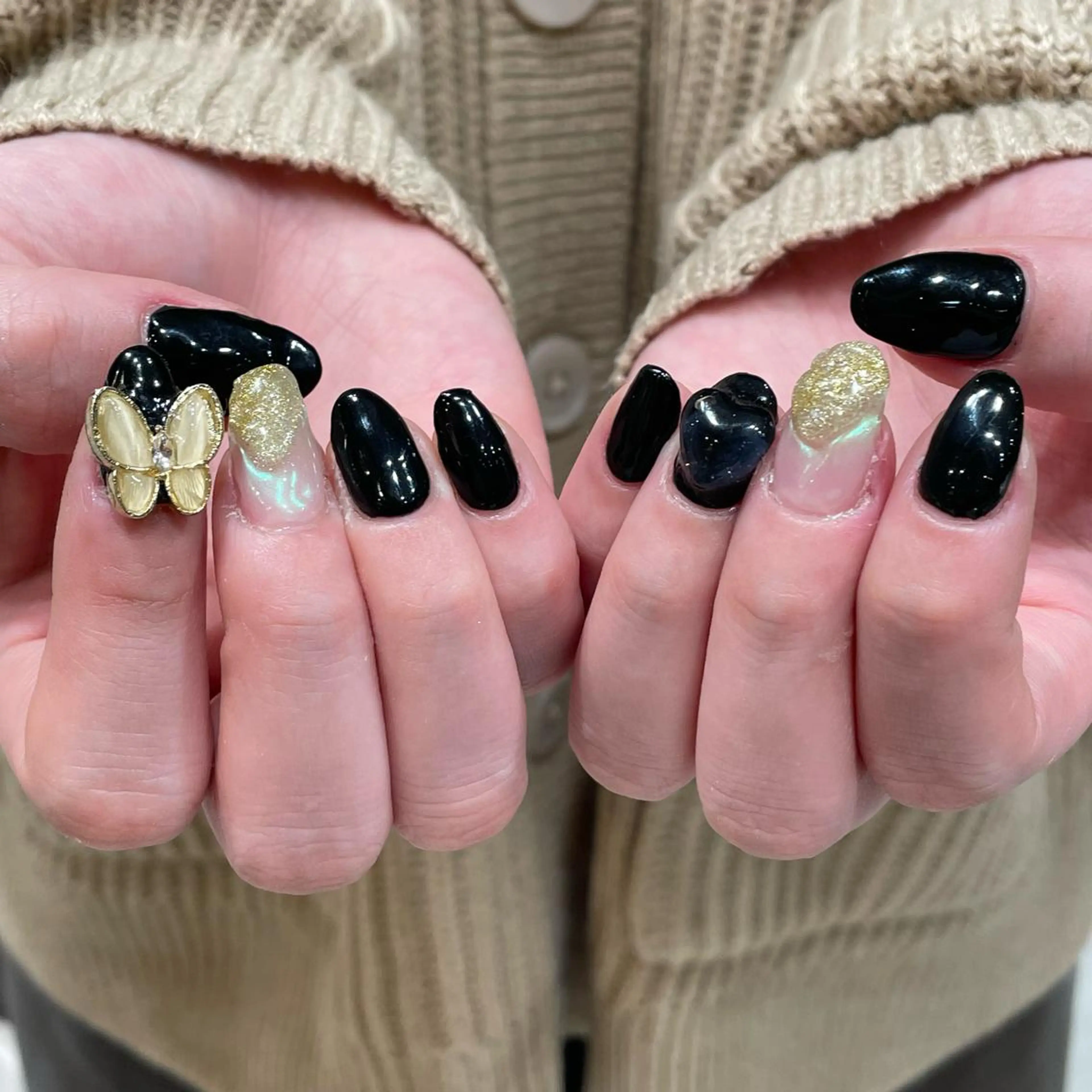 ネイル ジェルネイル パラジェル ハンドネイル 淡色ネイル 🎀moeのネイルデザイン