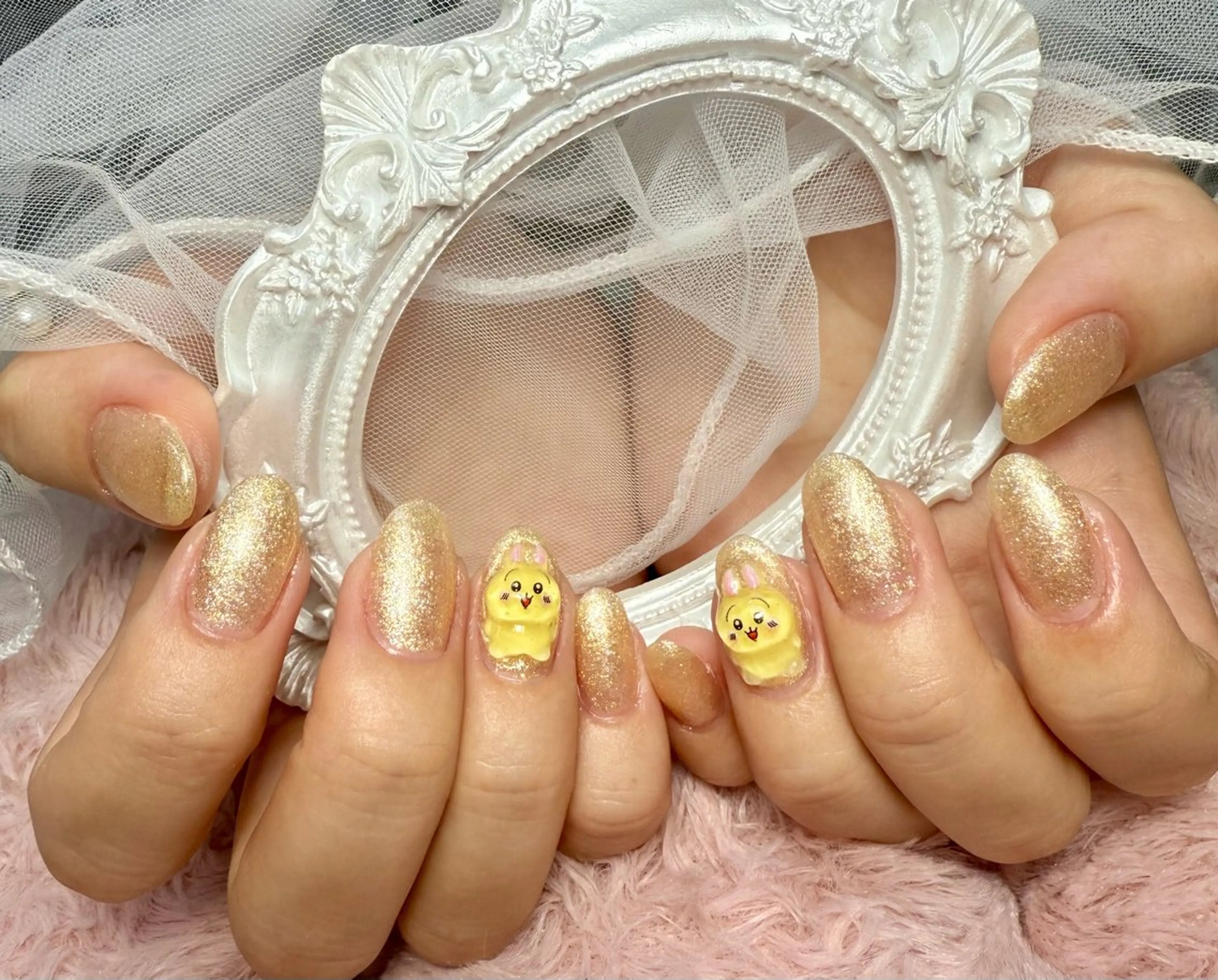 ネイル アートネイル チークネイル フラッシュネイル フラッシュマグ フレンチネイル M.N_ nailのネイルデザイン