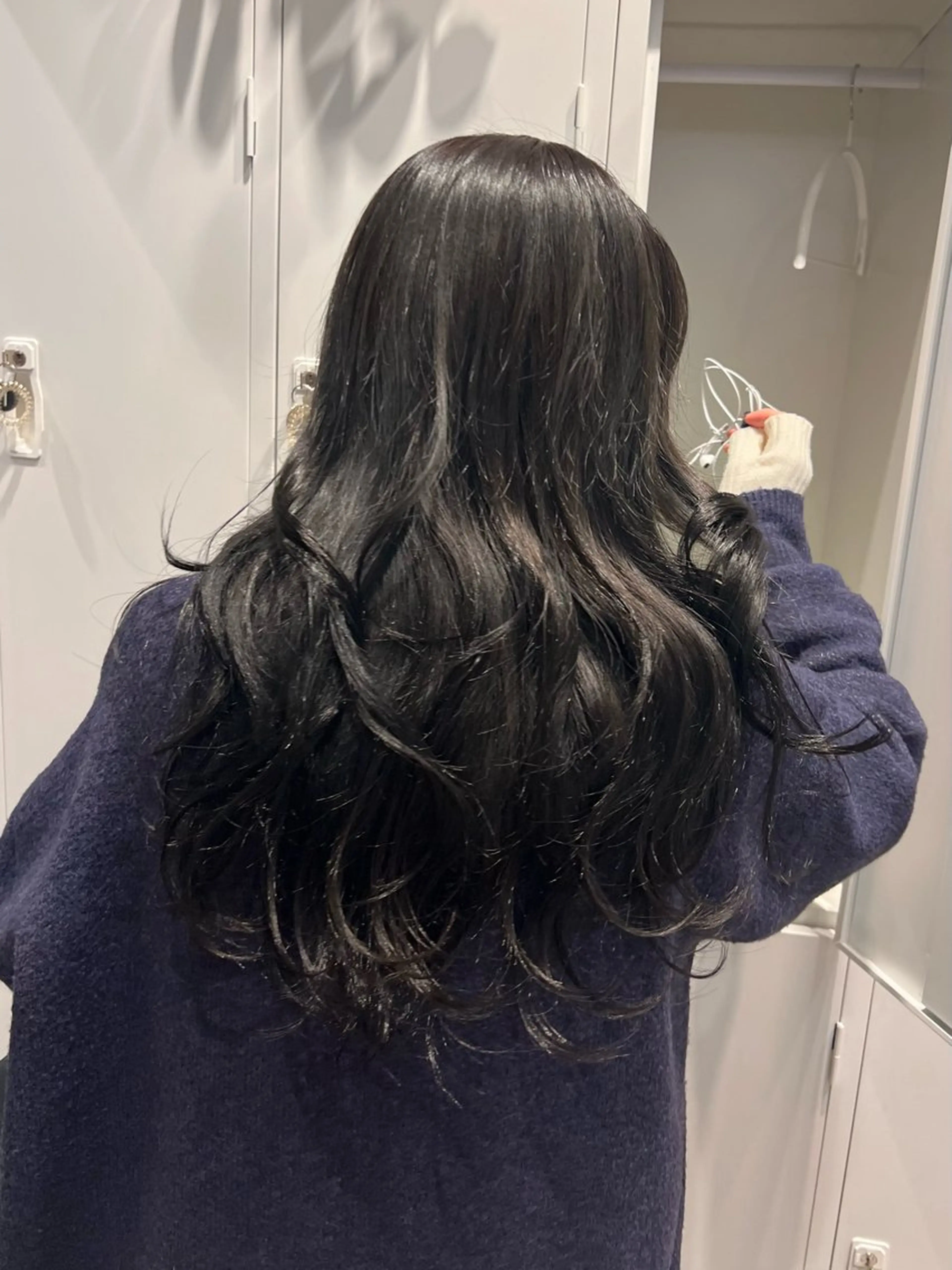 セミロング カラー 艶髪縮毛矯正/レ イヤー/atsumiのヘアスタイル