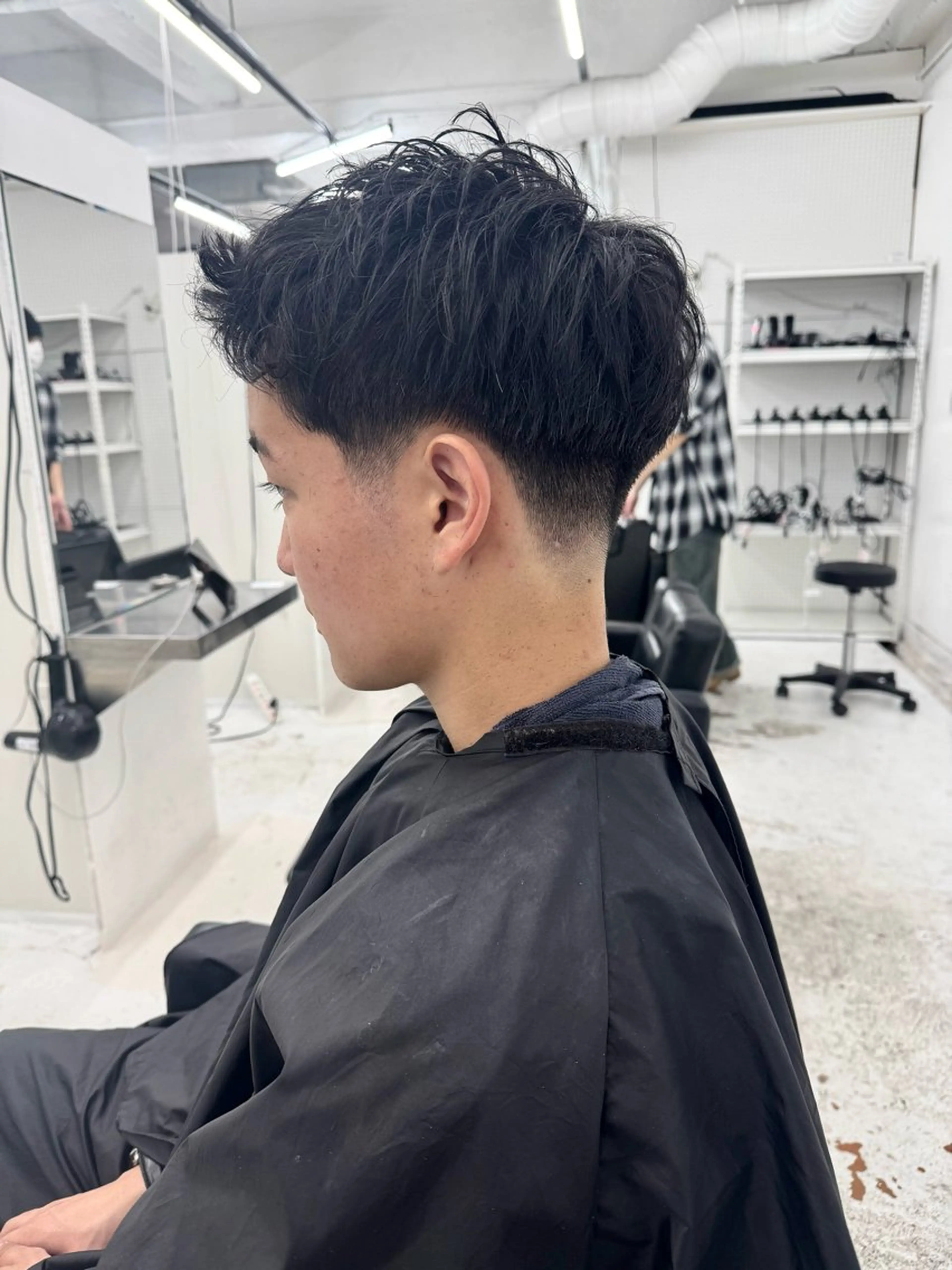 メンズ フェードカット 柏メンズパーマ特化 蛯谷  晃裕のヘアスタイル