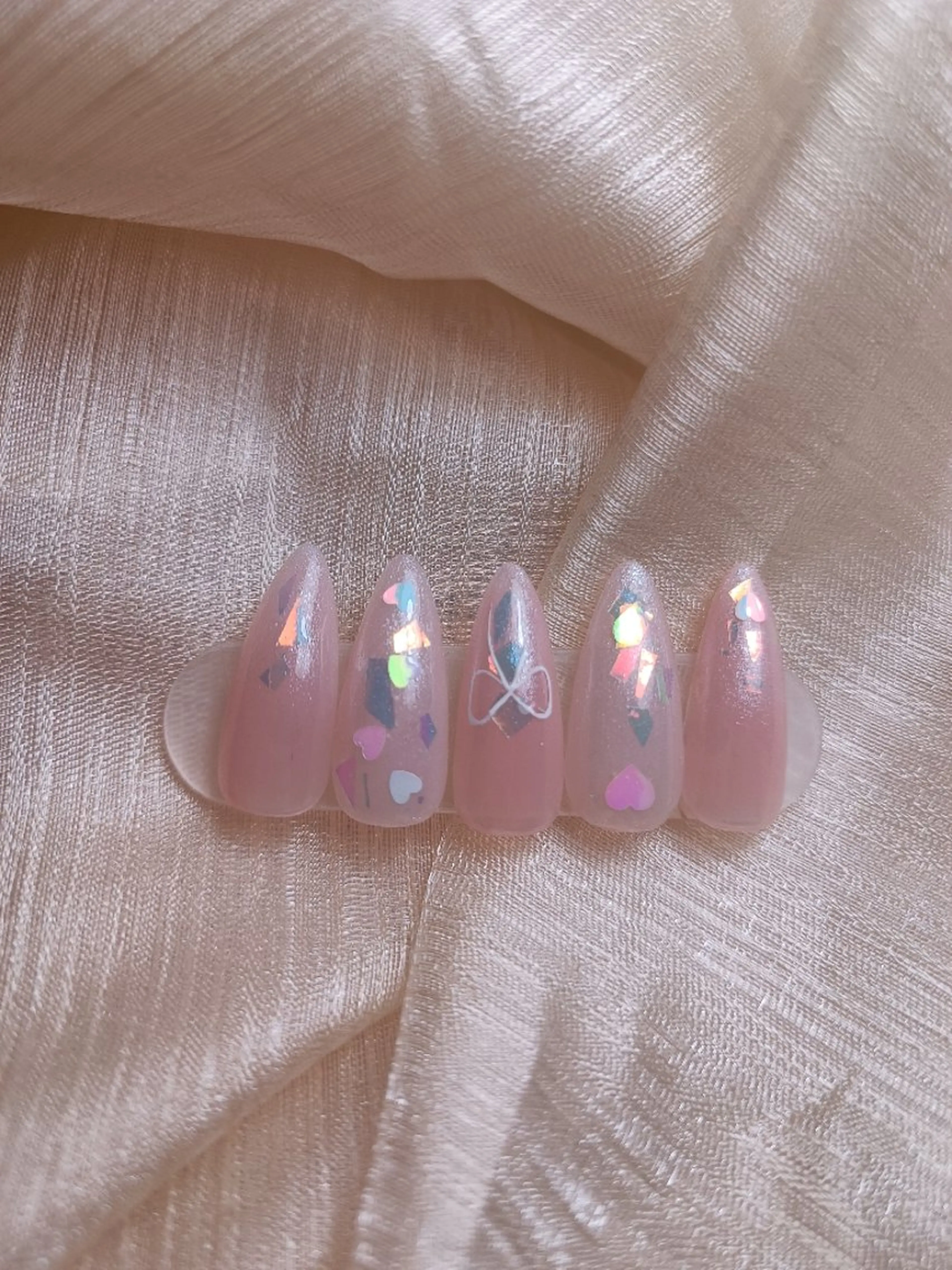 ネイル キラキラネイル ピンク HATSUMI ネイルサロンのネイルデザイン