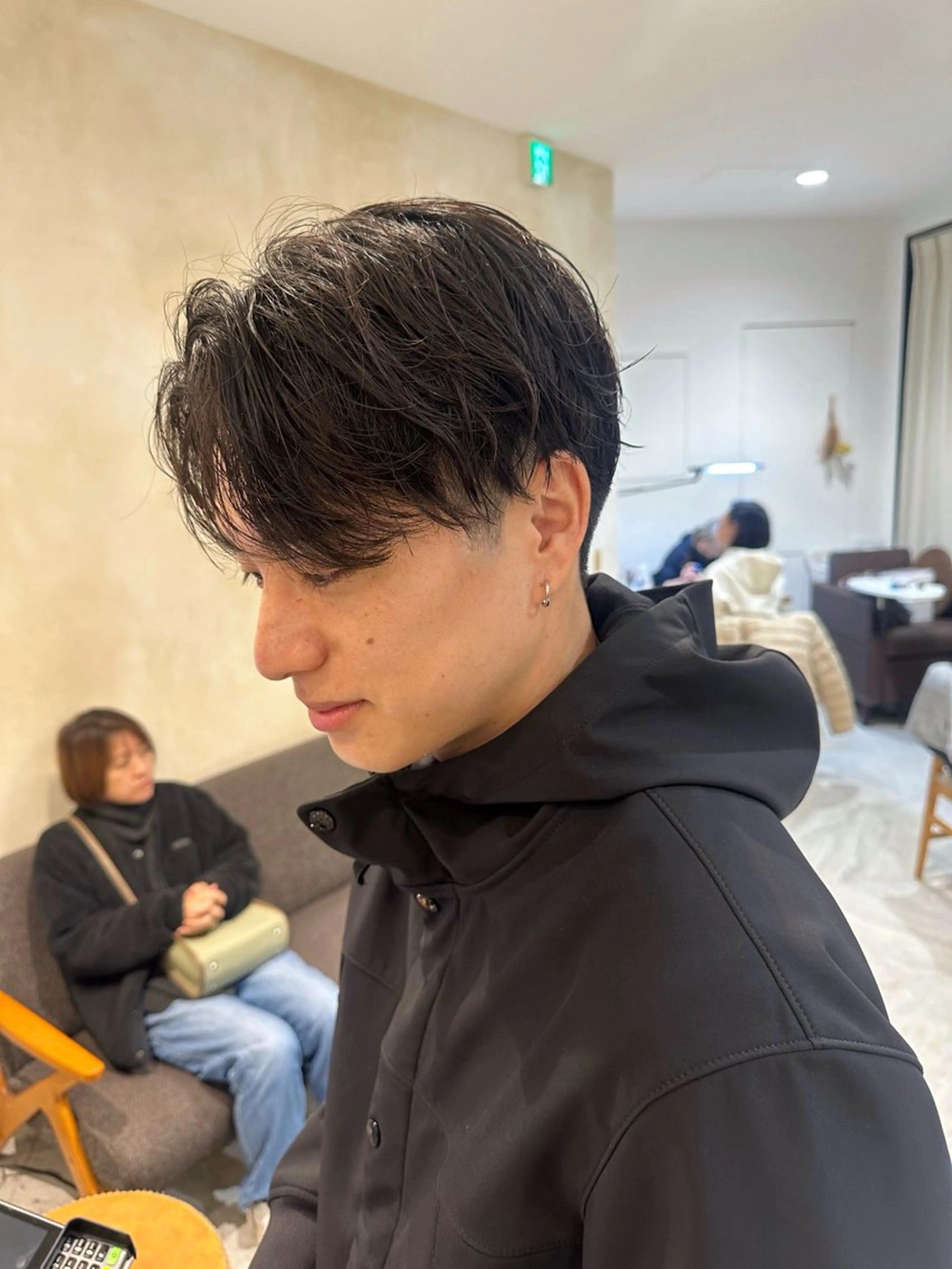 パーマ メンズ メンズパーマ ツイストスパイラルパーマ スパイラルパーマ カット パーマ ニシカワ ユズミのヘアスタイル