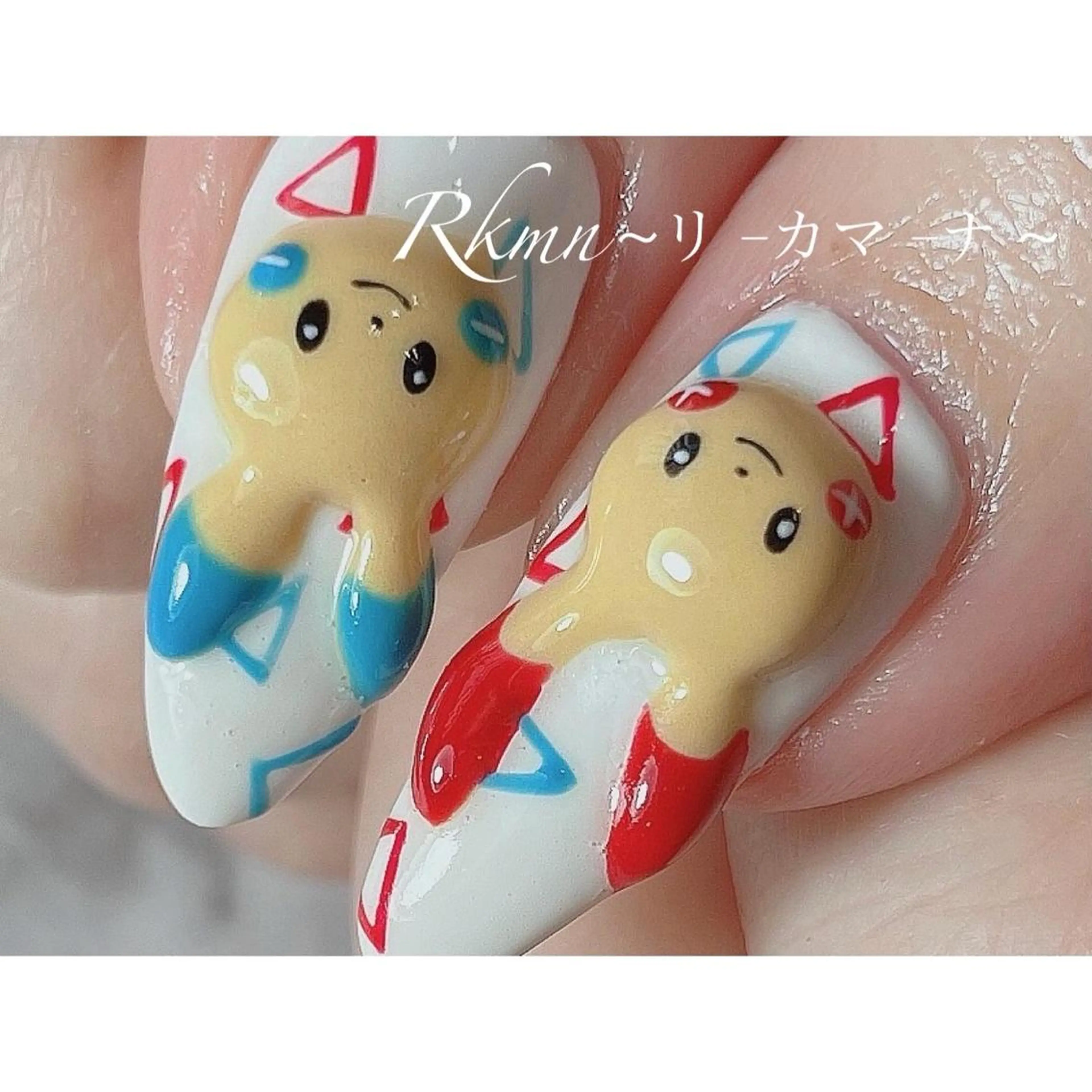 ネイル アートネイル 春ネイル Rkmn ~リ-カマ-ナ~のネイルデザイン