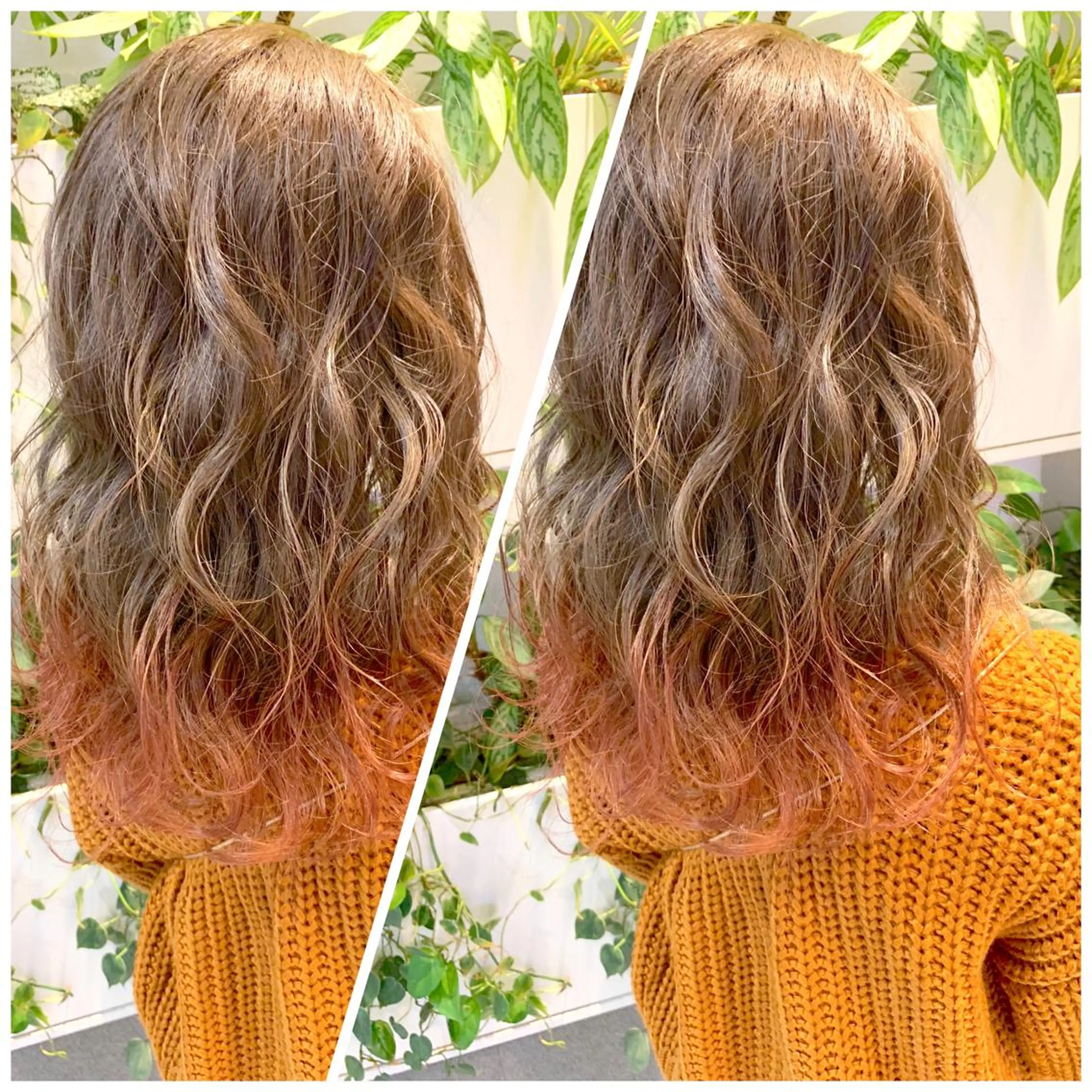 ミディアム カラー ヘアアレンジ ヘアカラー 東北No.1完全個室 💐梶谷社長のヘアスタイル