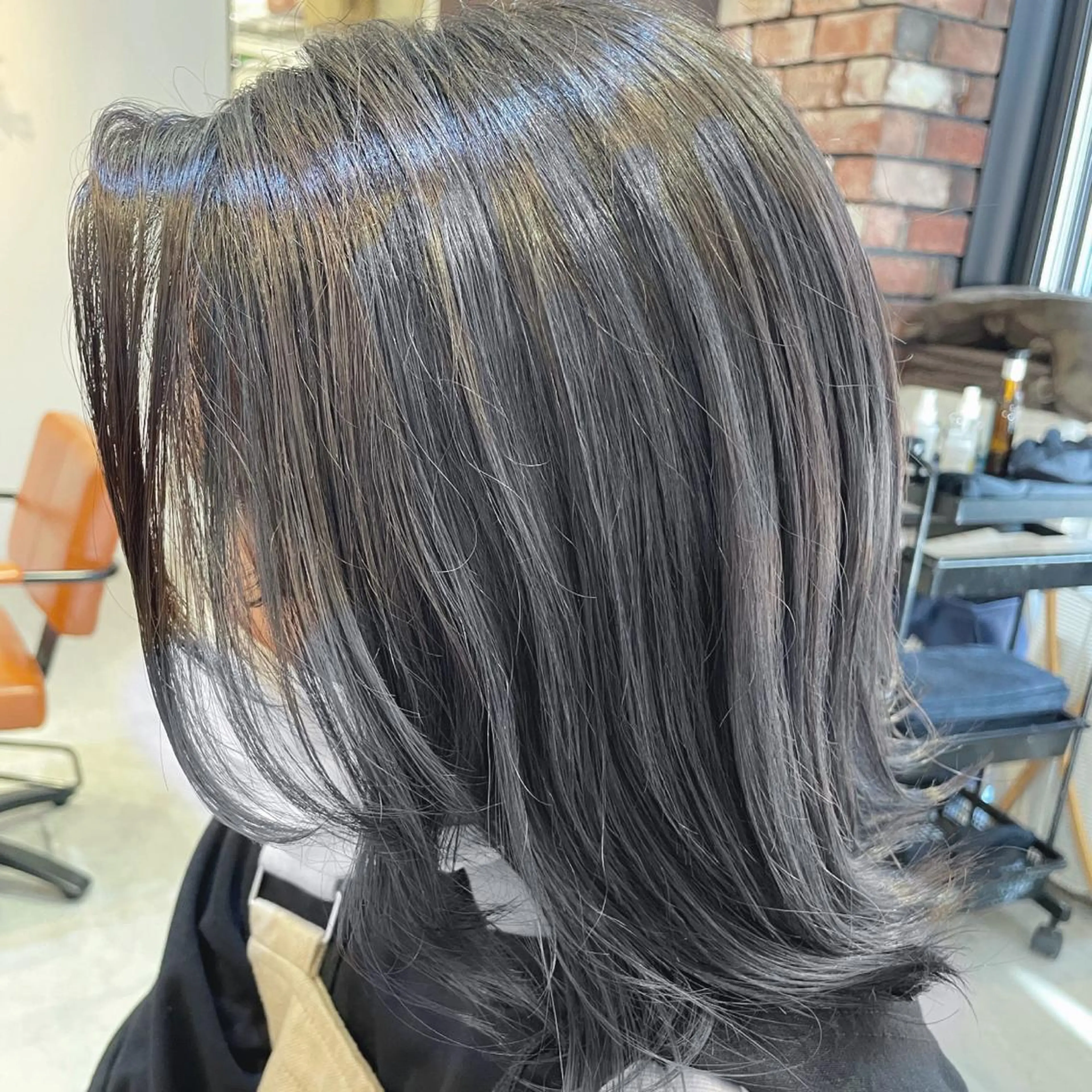 ミディアム 野村 俊太のヘアスタイル