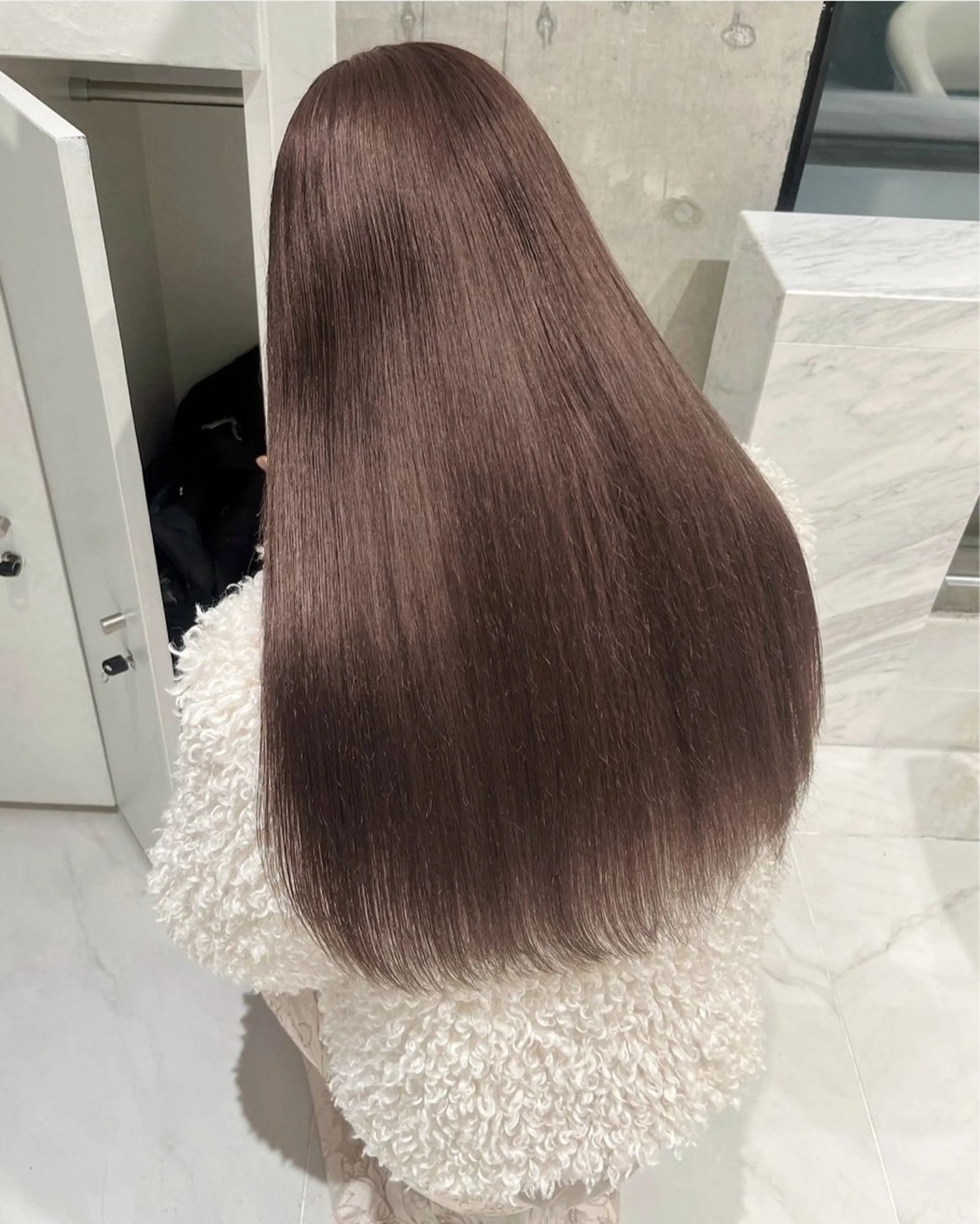 ロング カラー ブラウンカラー レイヤー/グレージュ 渋谷表参道/小森波琉のヘアスタイル