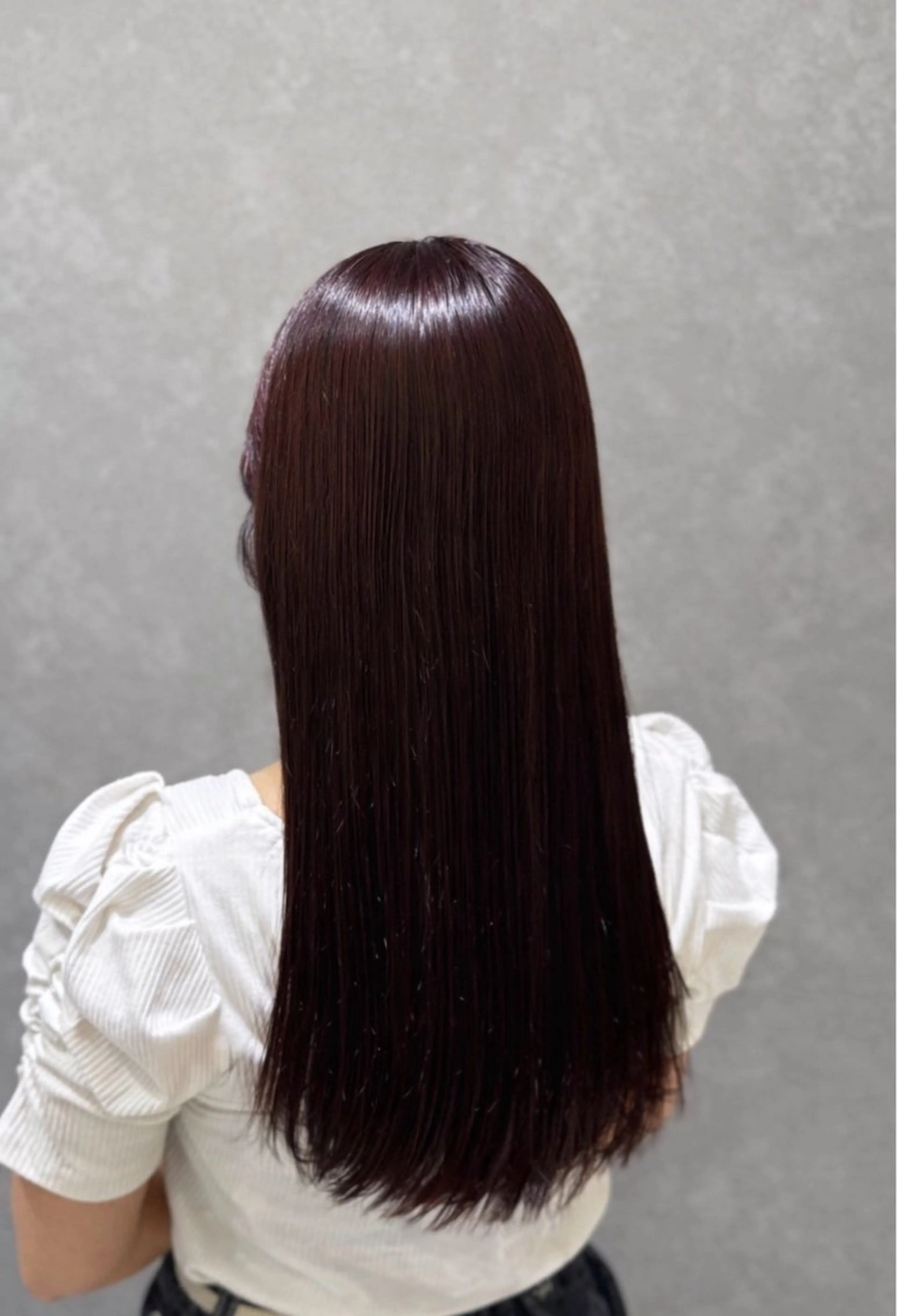 セミロング カラー ヘアアレンジ ヘアカラー HRABRA ゆづきのヘアスタイル