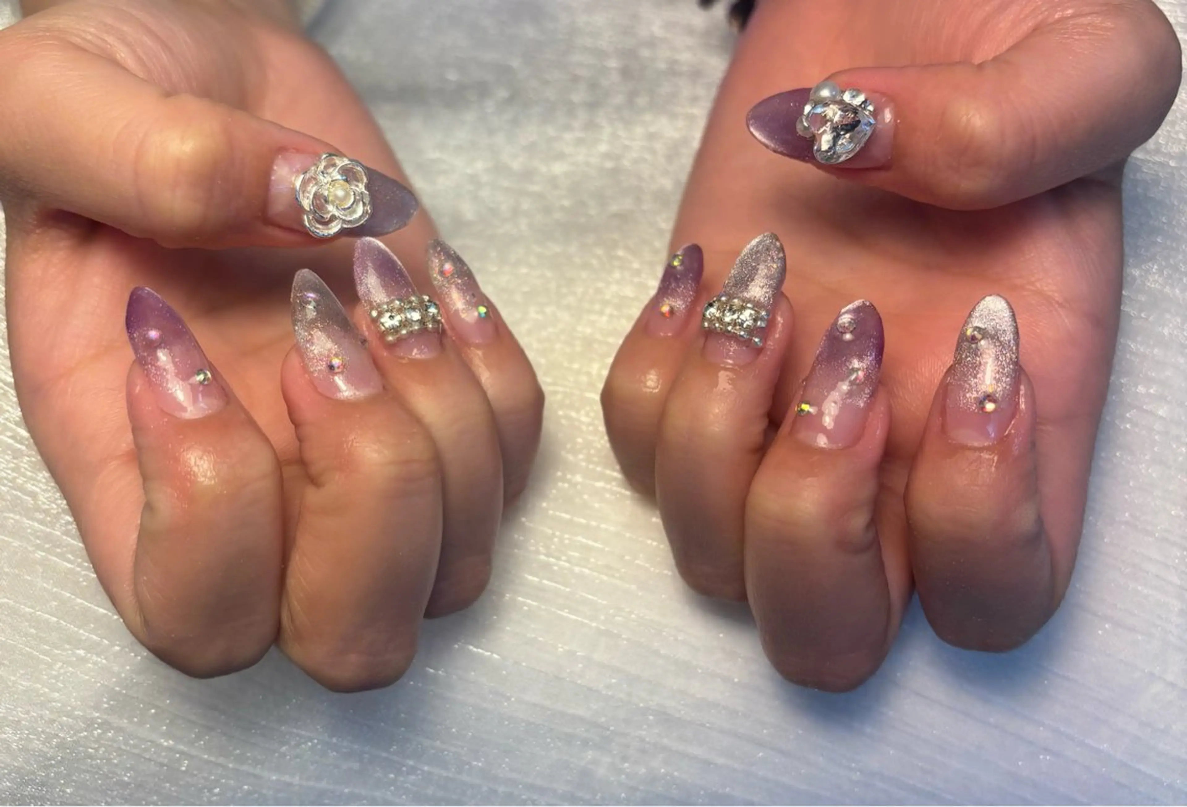 ネイル 持ち込み オフィスネイル 春ネイル ハンドネイル Nail salon Natulalのネイルデザイン