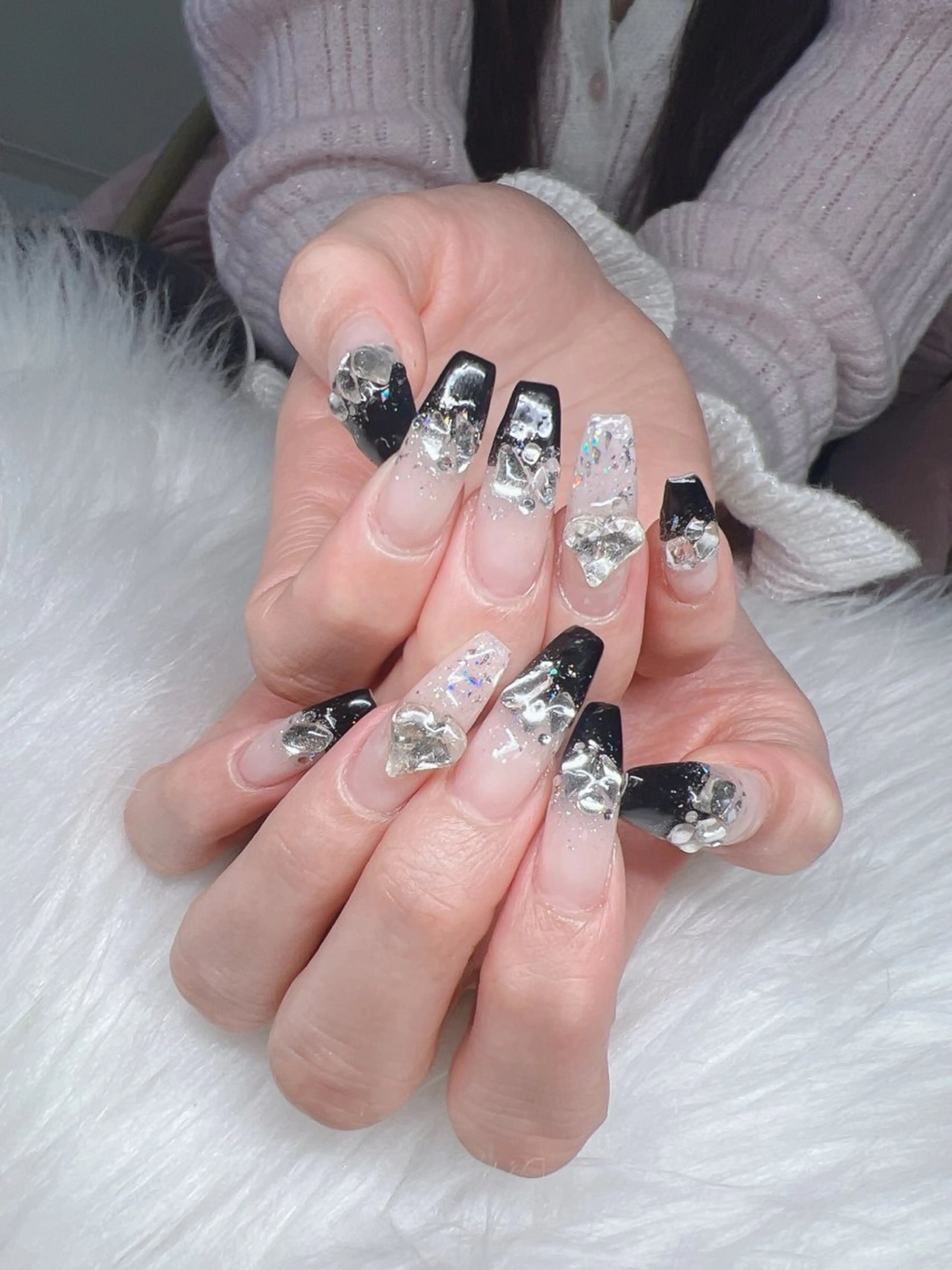 ネイル ハンドネイル Lee Nails チップ長さだし専門店のネイルデザイン