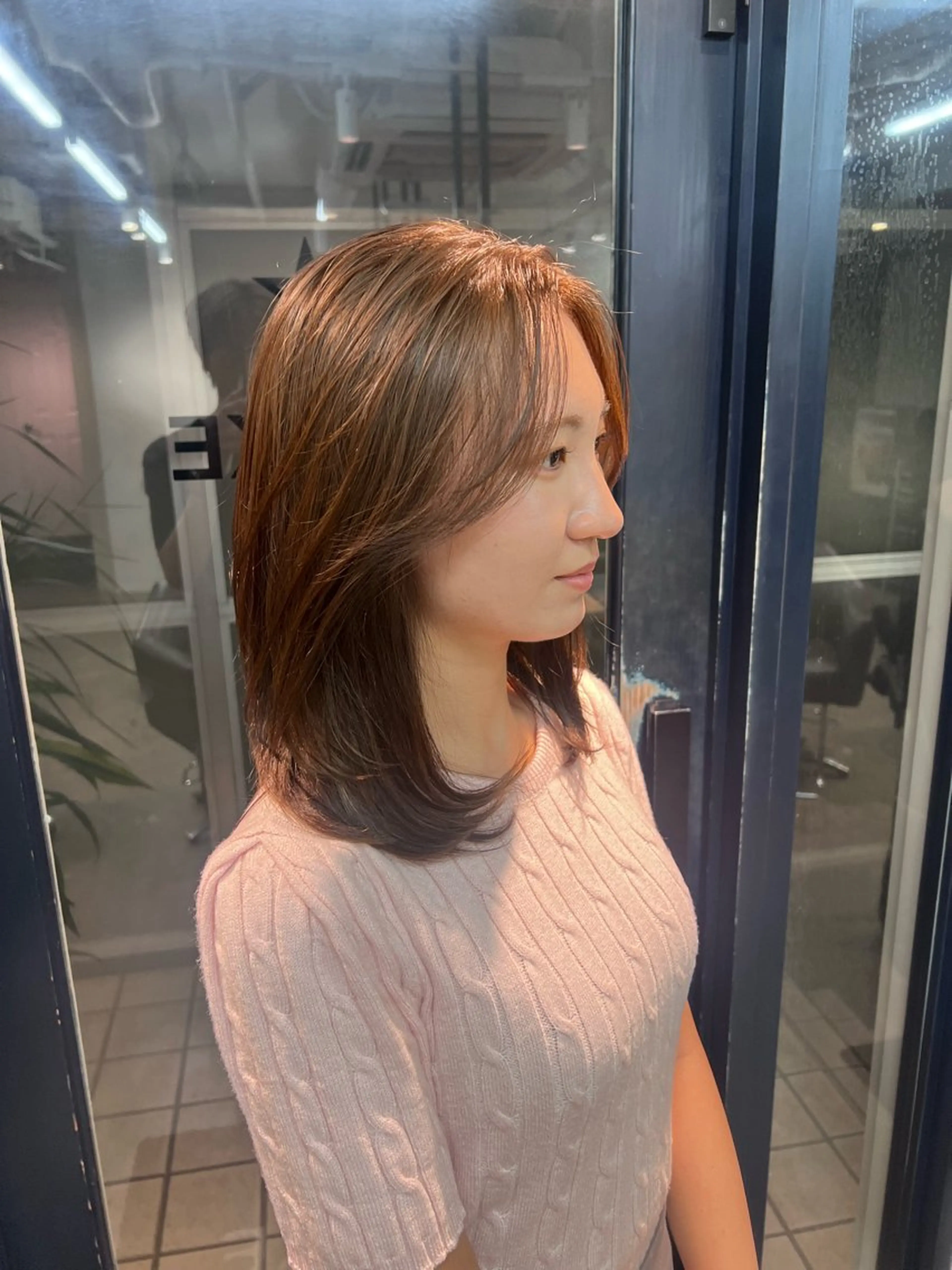 ミディアム 山中 欧輔のヘアスタイル