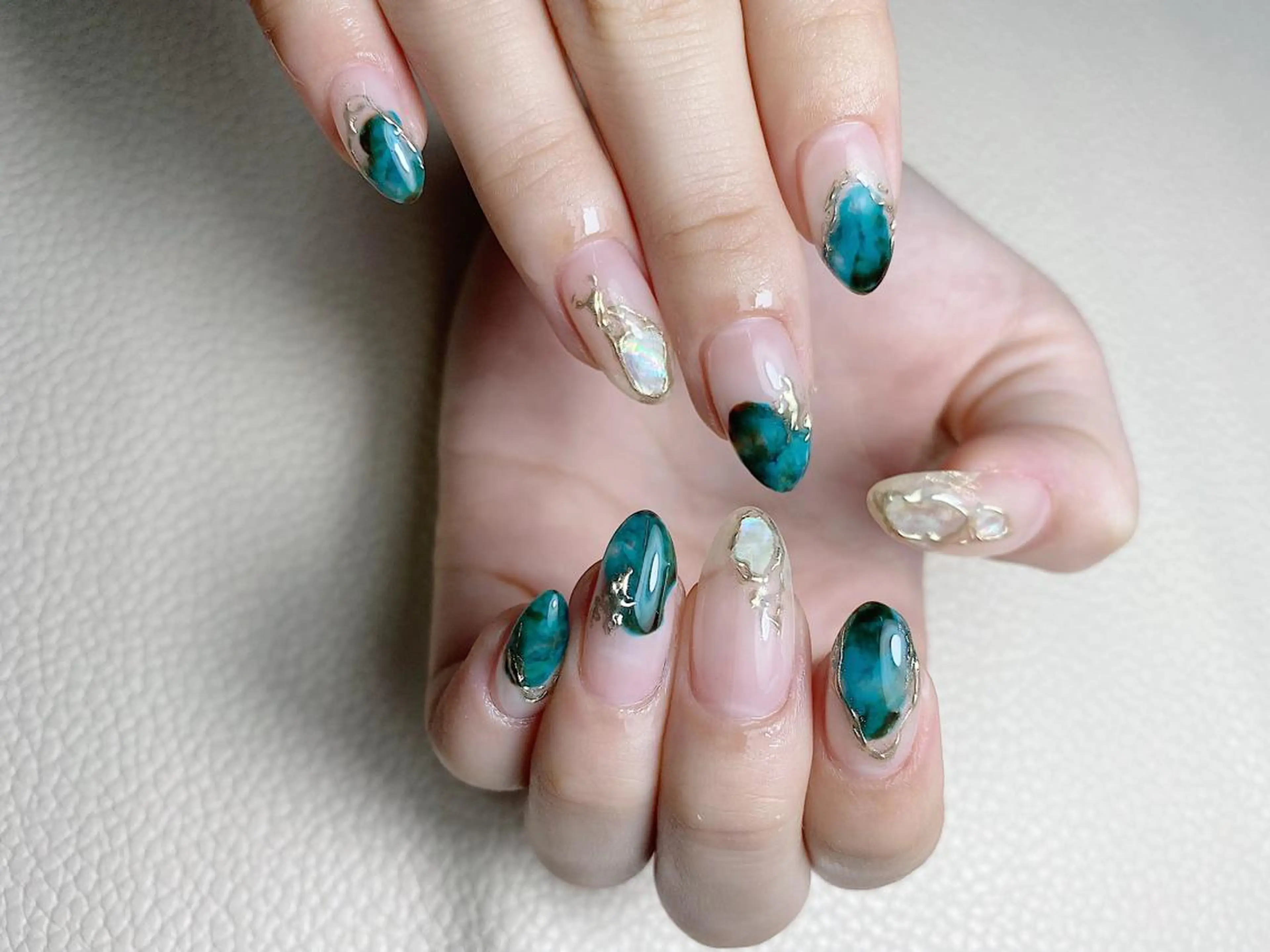 ネイル 夏ネイル ハンドネイル フットネイル GRANDE大須 栄/店長 aki🌙のネイルデザイン