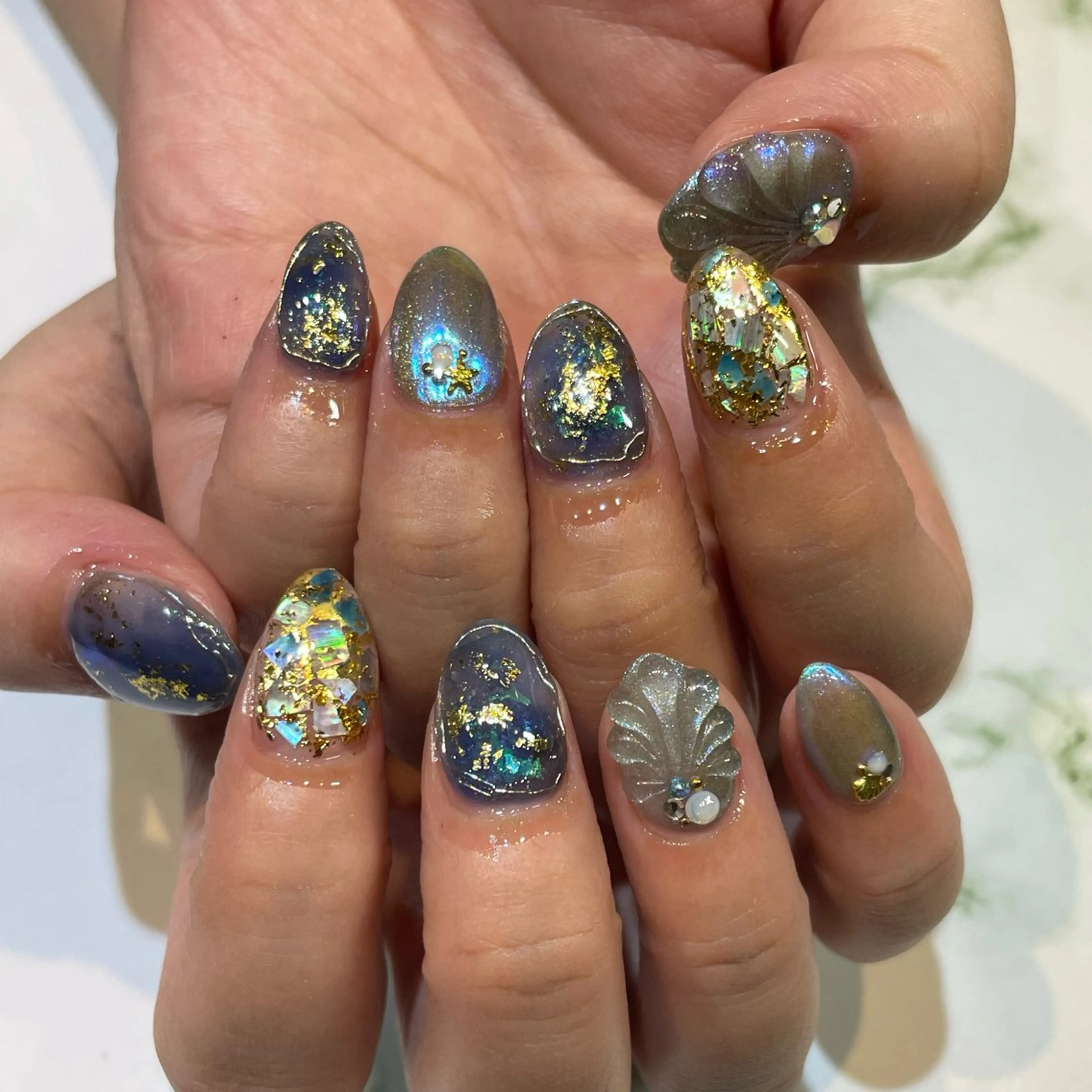 ネイル ハンドネイル 糀屋 彩奈のネイルデザイン