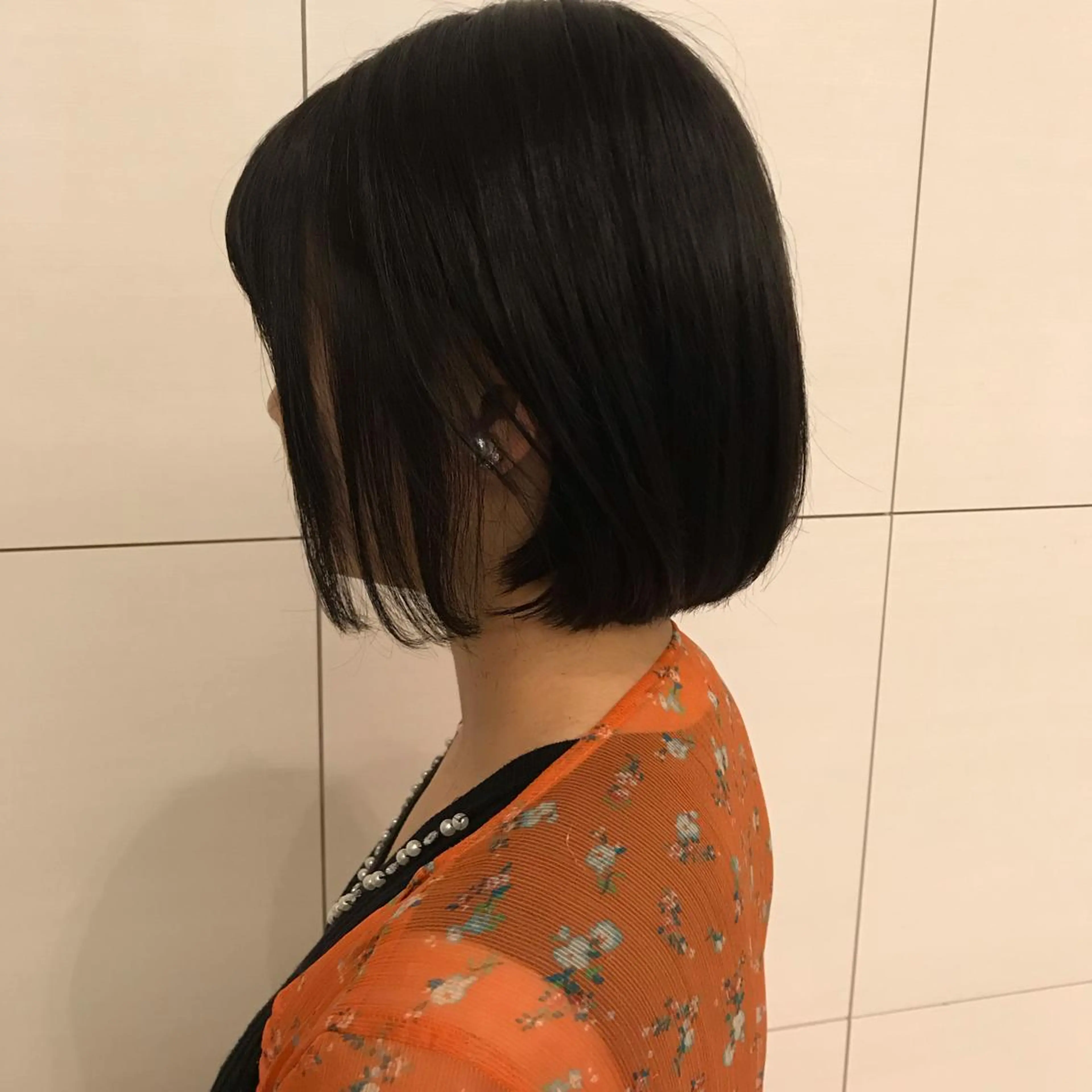 ショート カラー カット ヘアカラー トリートメント レイヤー・波巻き RYOSUKEのヘアスタイル