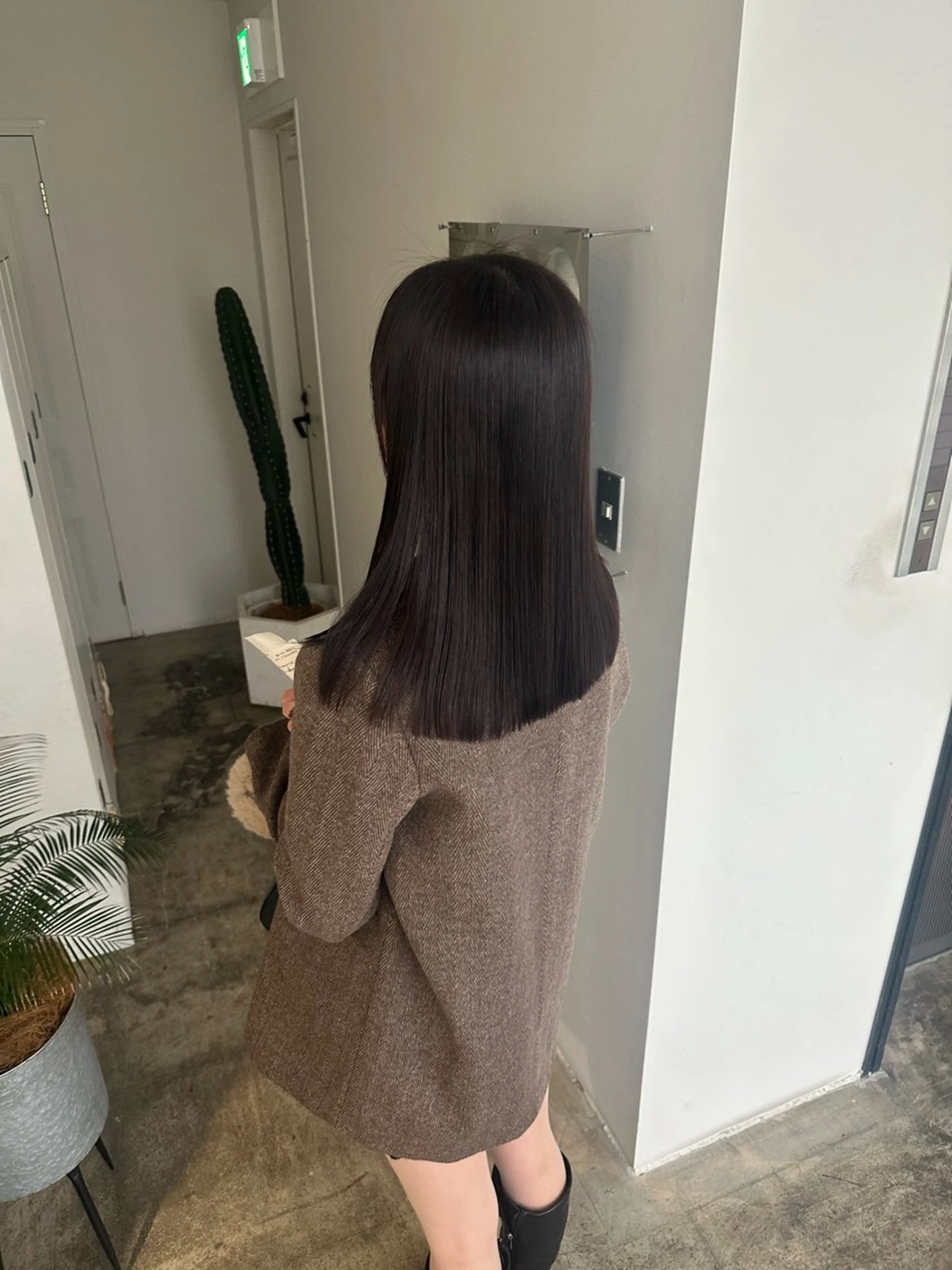 カラー パーマ 髪質改善 透明感カラー/顔周り レイヤー/髪質改善のヘアスタイル