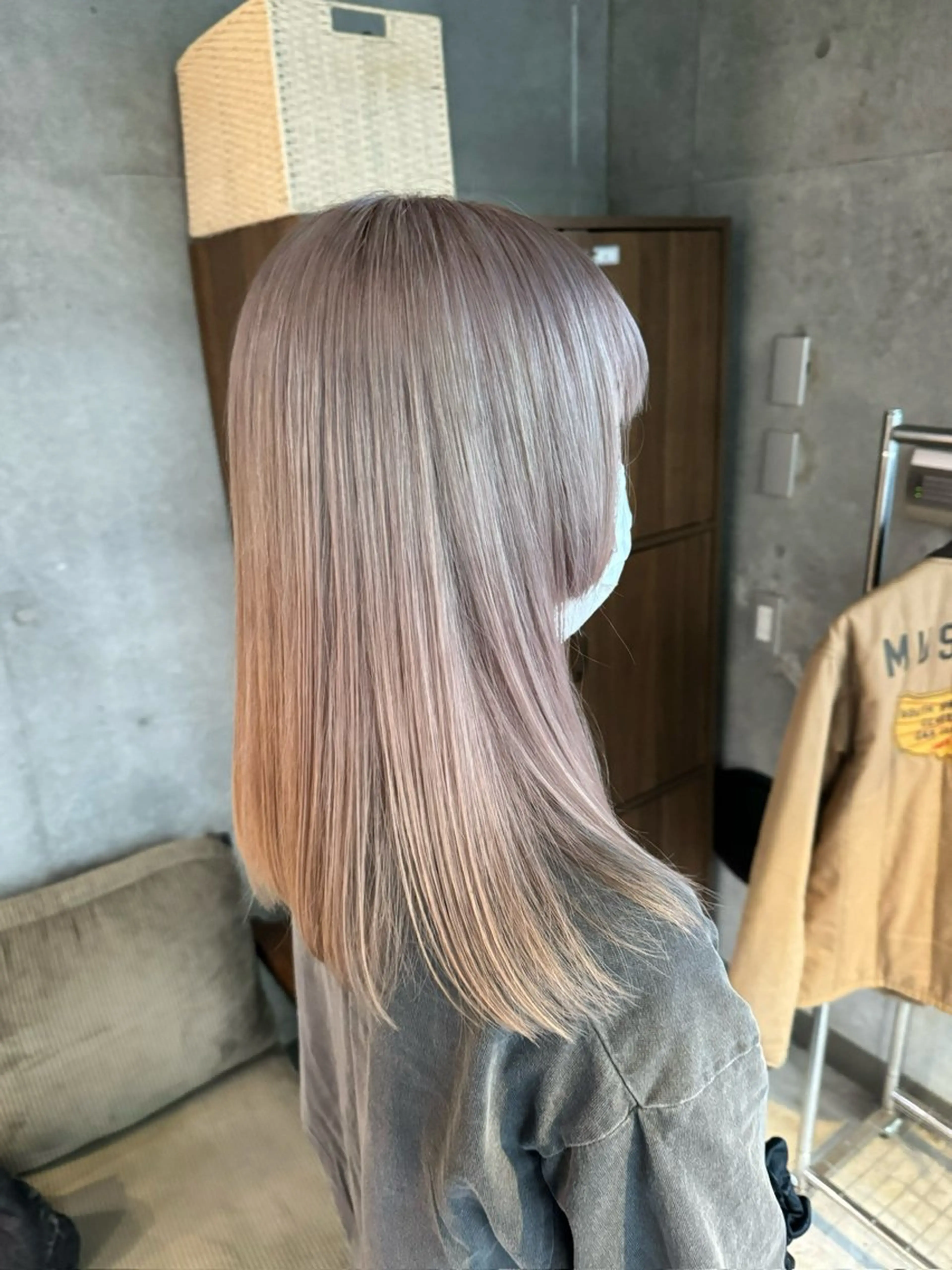 カラー ラベンダーカラー モデル募集中 はくのヘアスタイル