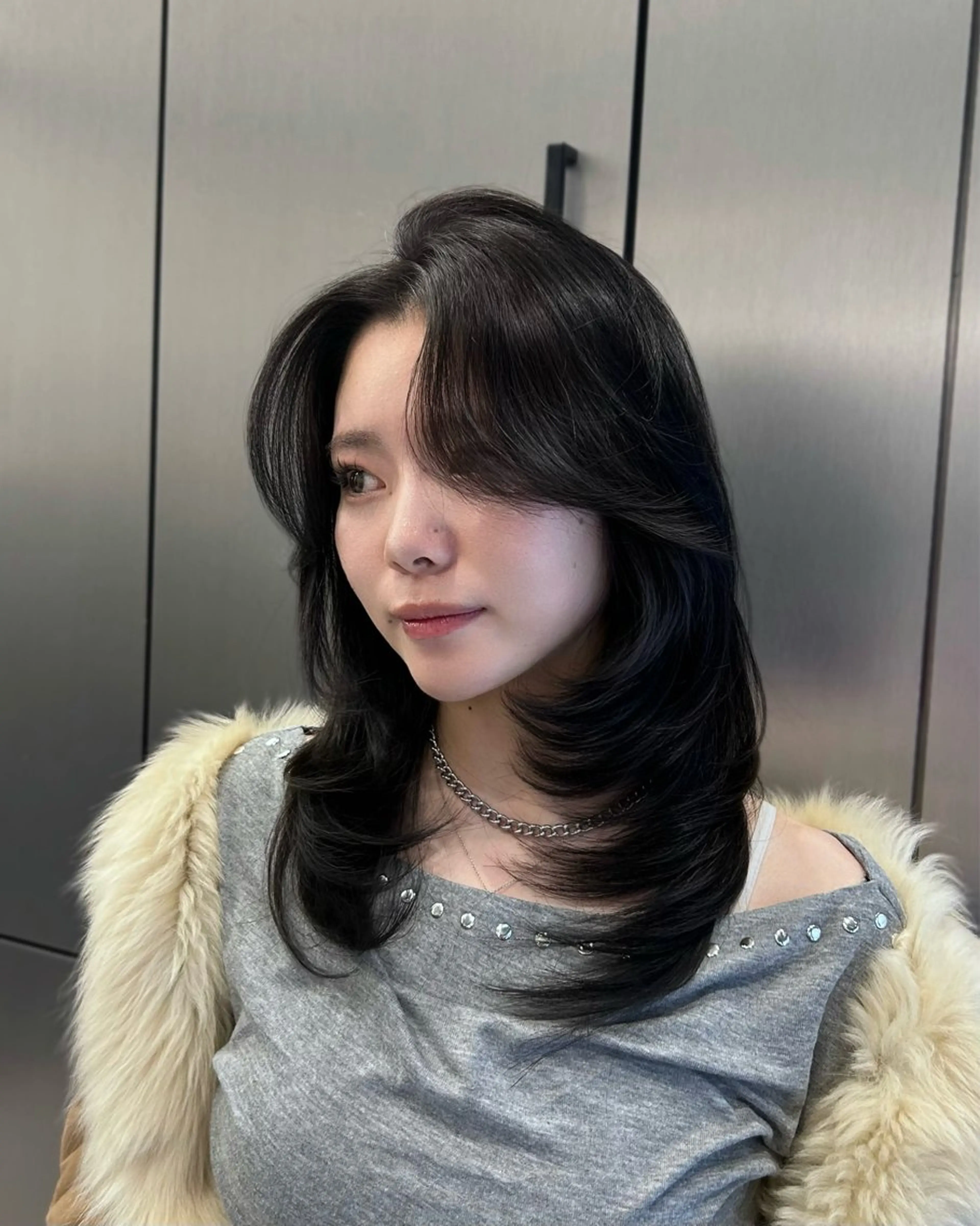 ロング レイヤーカット カット ヘアカラー トリートメント 大人レイヤー/艶美髪 🇺🇸TOMONAのヘアスタイル