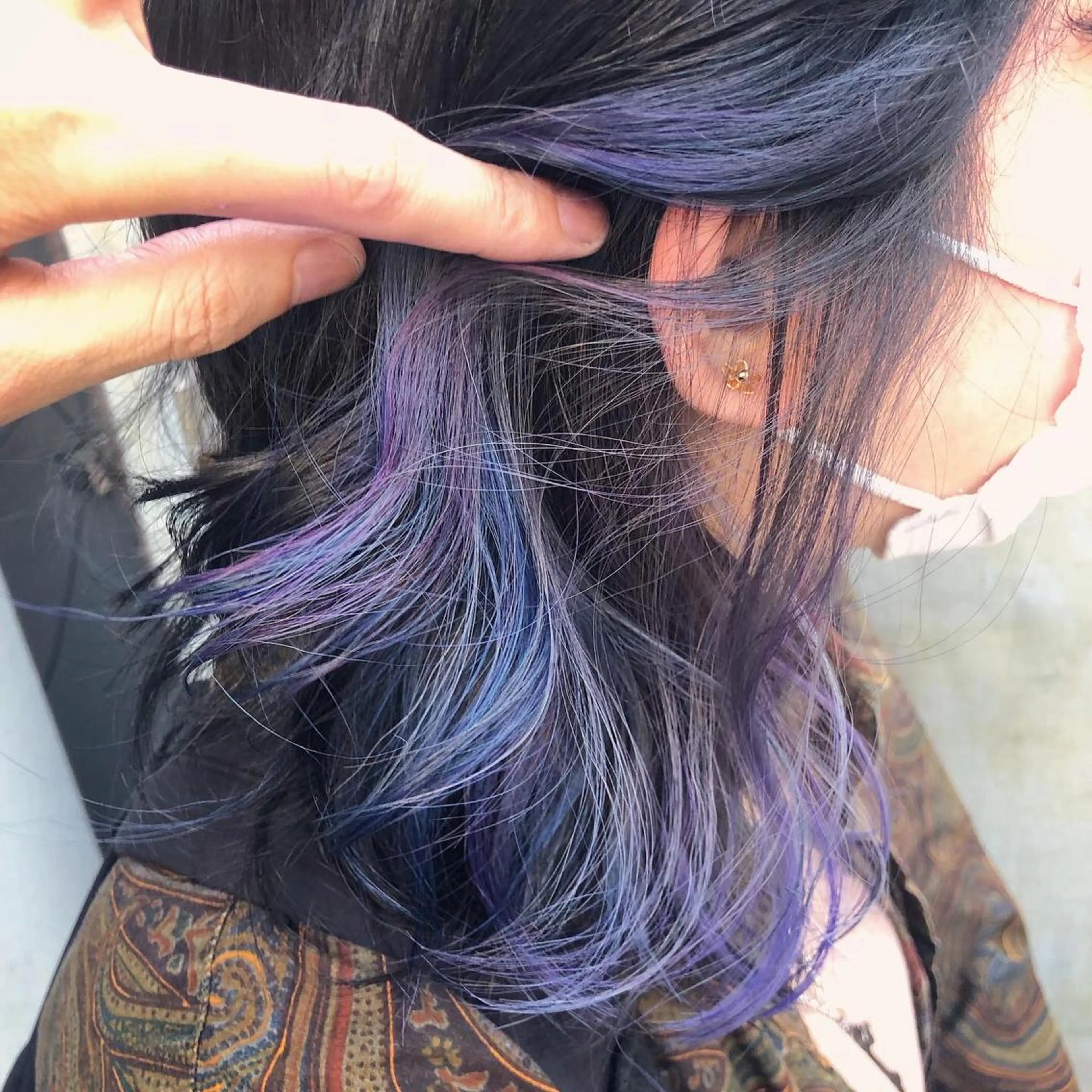 ミディアム カラー ユニコーンカラー カット ヘアカラー トリートメント 原宿サロン代表 デザインカラー伊藤卓のヘアスタイル